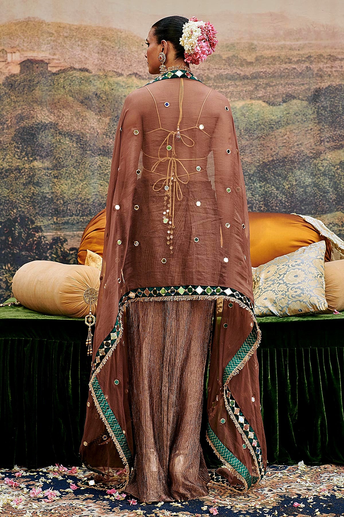Sheesh Titli Skirt Set