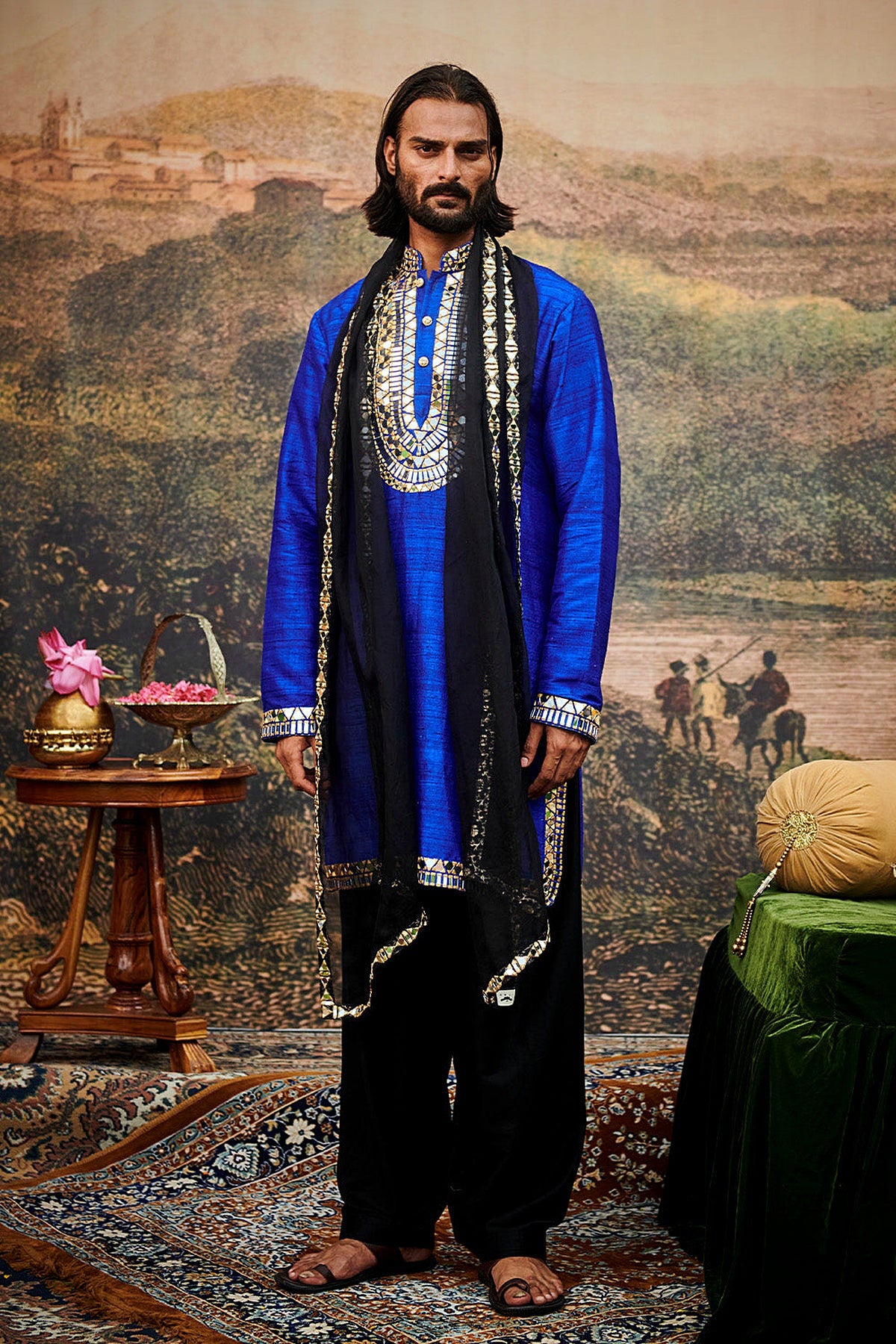Sufi Kurta Set and Stole