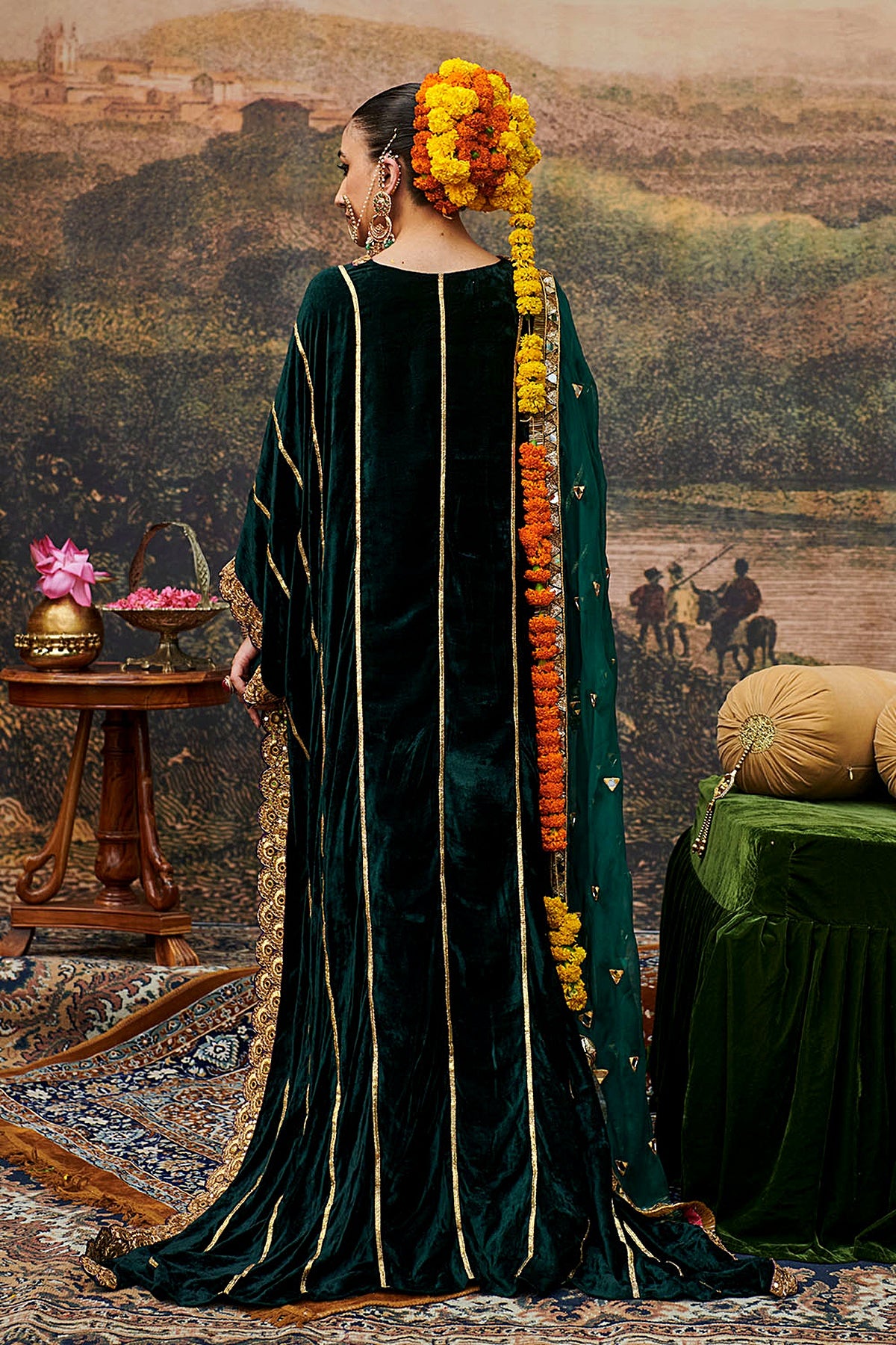 Azal Makhmali Kaftan (Dupatta Excluded)