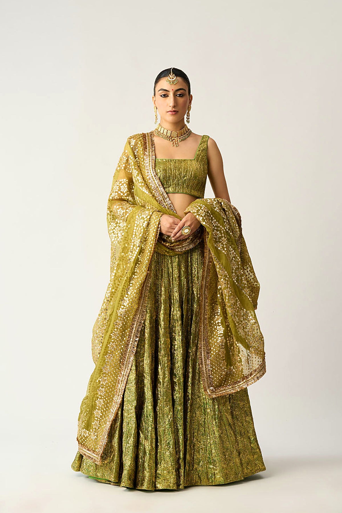 Reshmi Angoori Lehenga Set