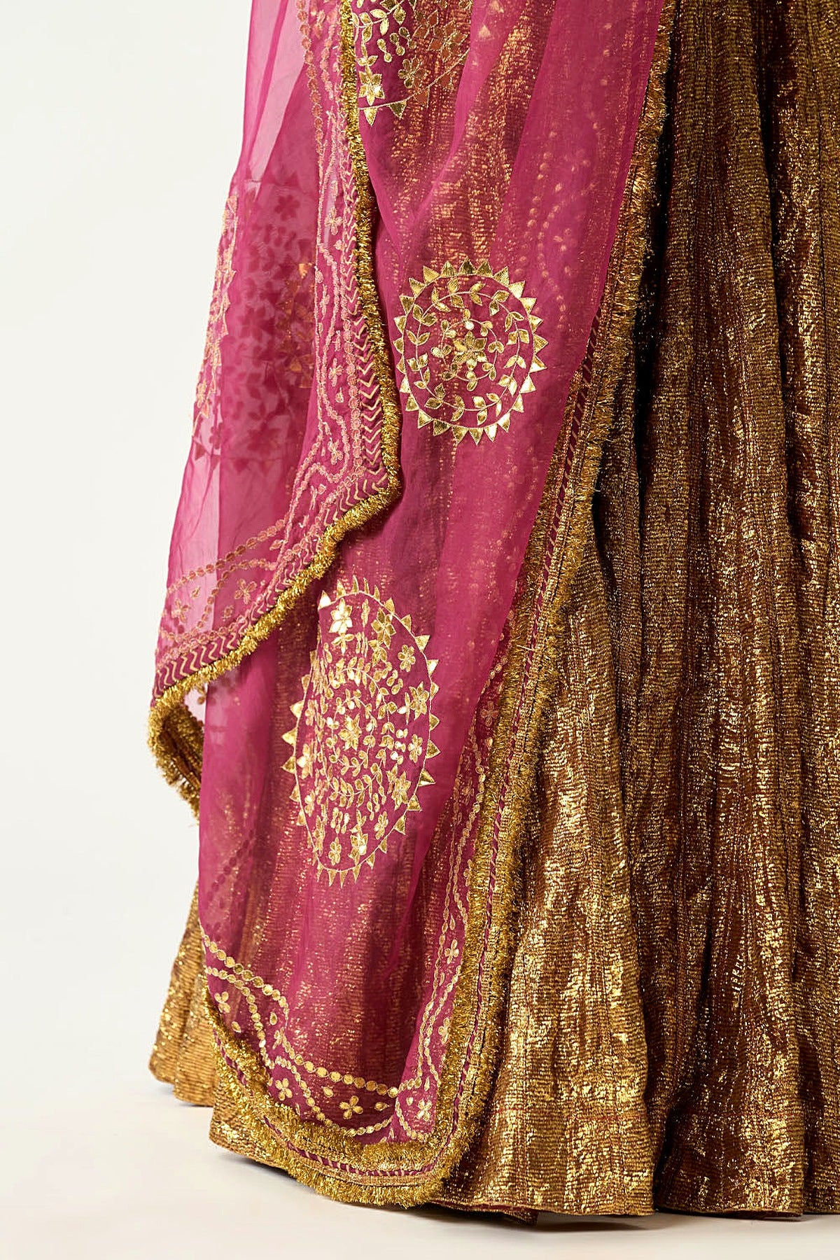 Ira Mehroon Lehenga Set