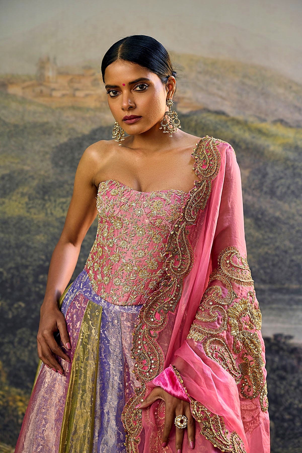 Rangoli Zari Lehenga Set