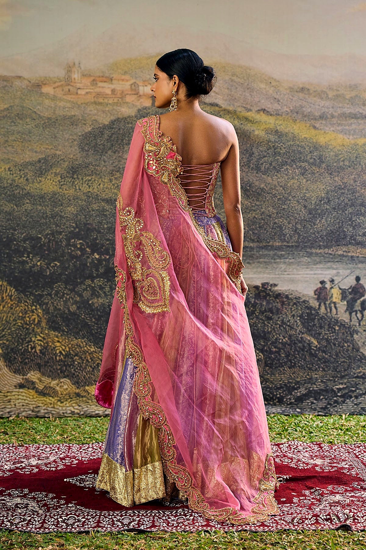 Rangoli Zari Lehenga Set