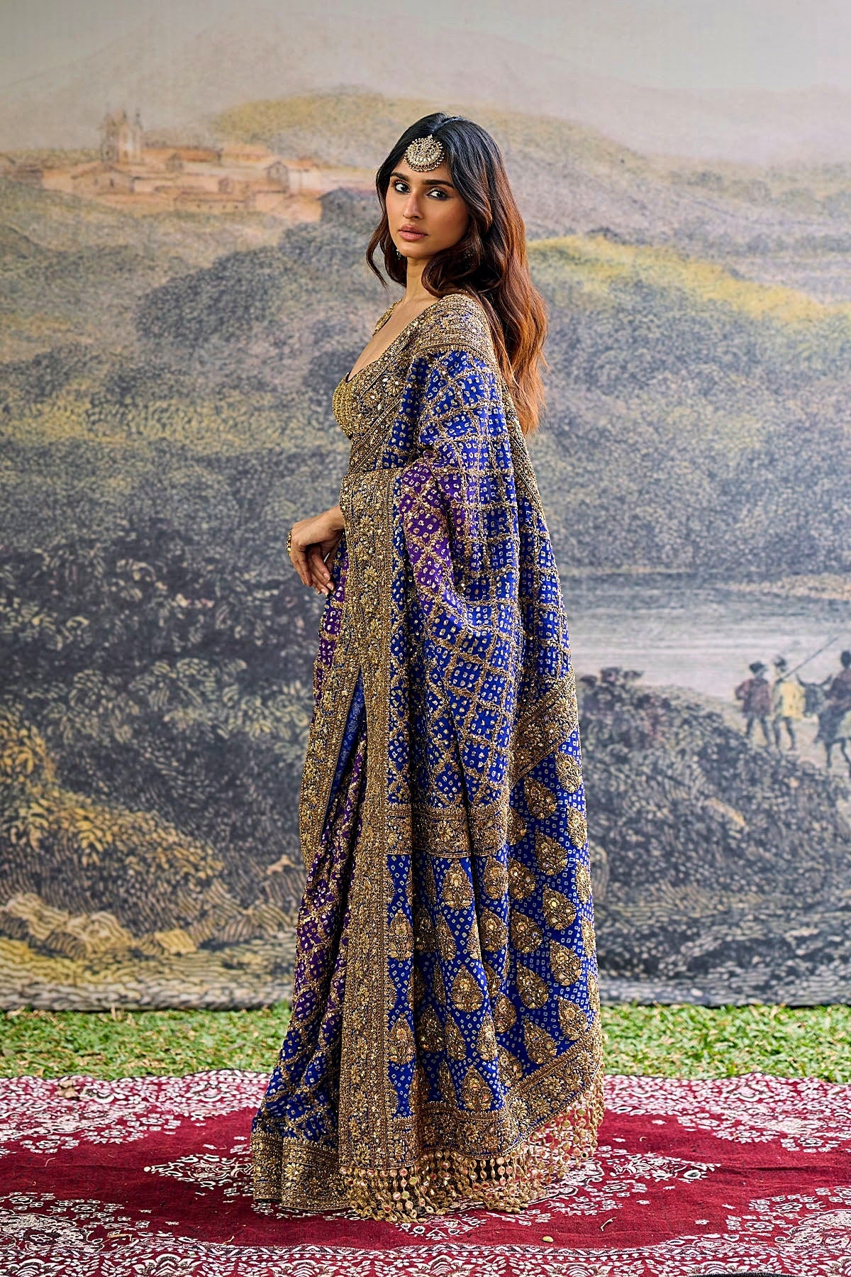 Advay Ombre Saree Set