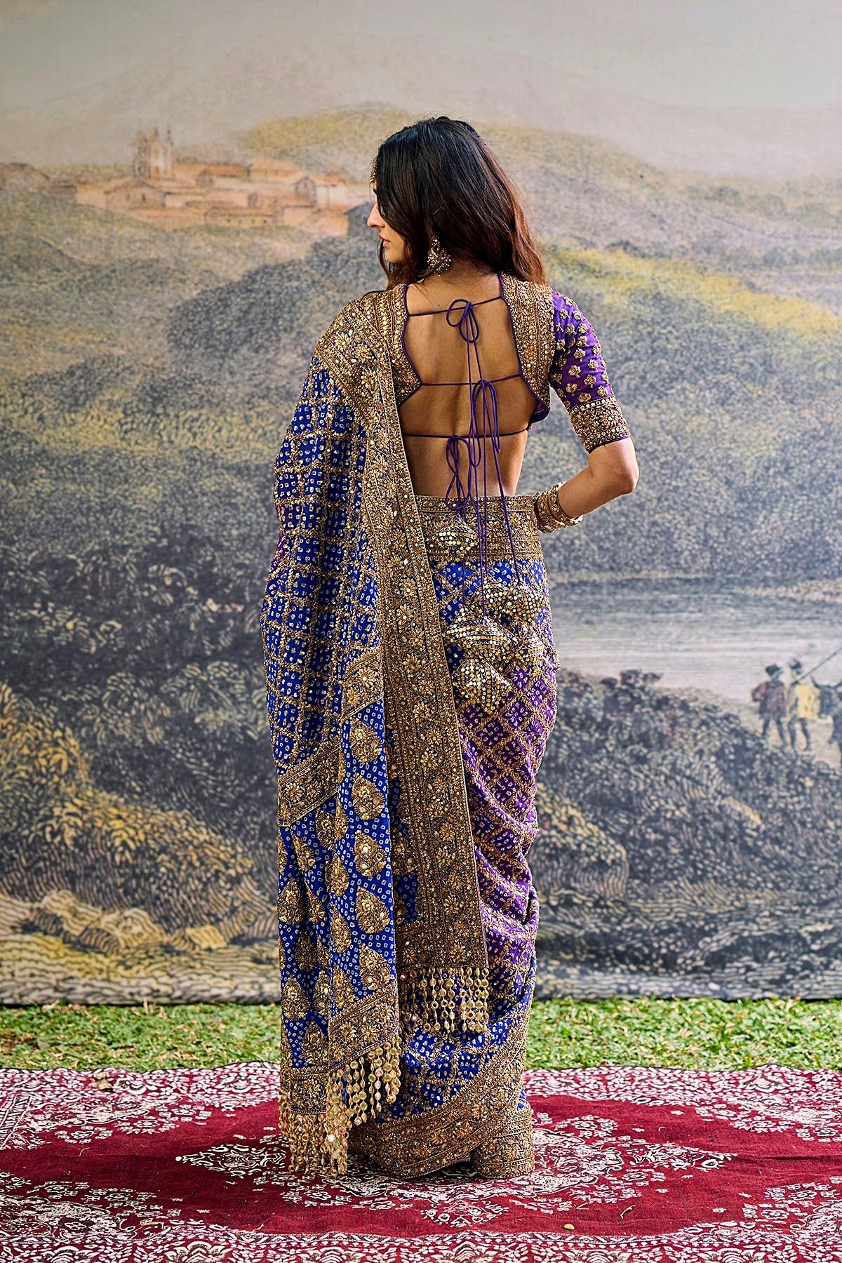 Advay Ombre Saree Set