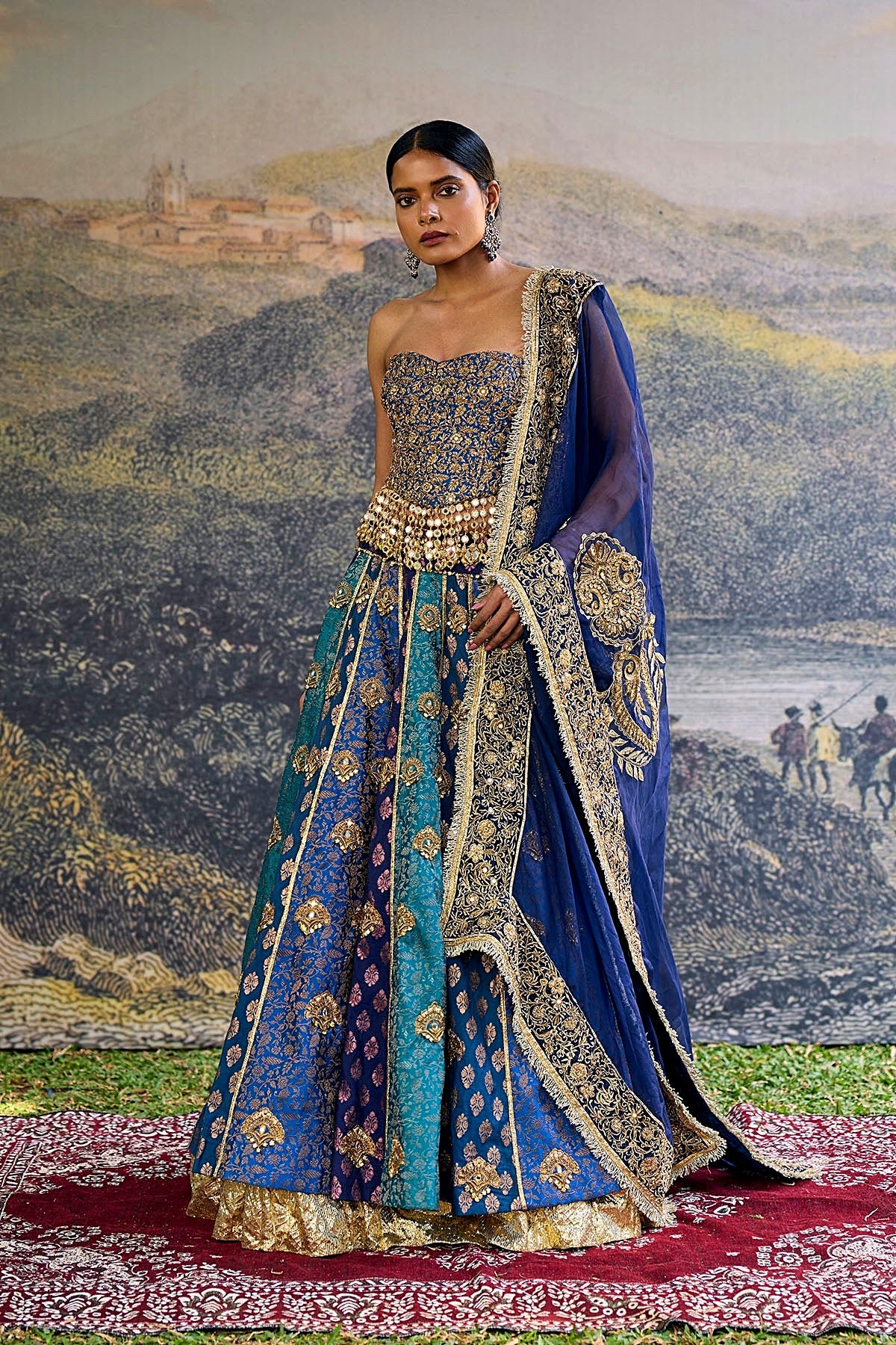 Neelratna Brocade Lehenga Set