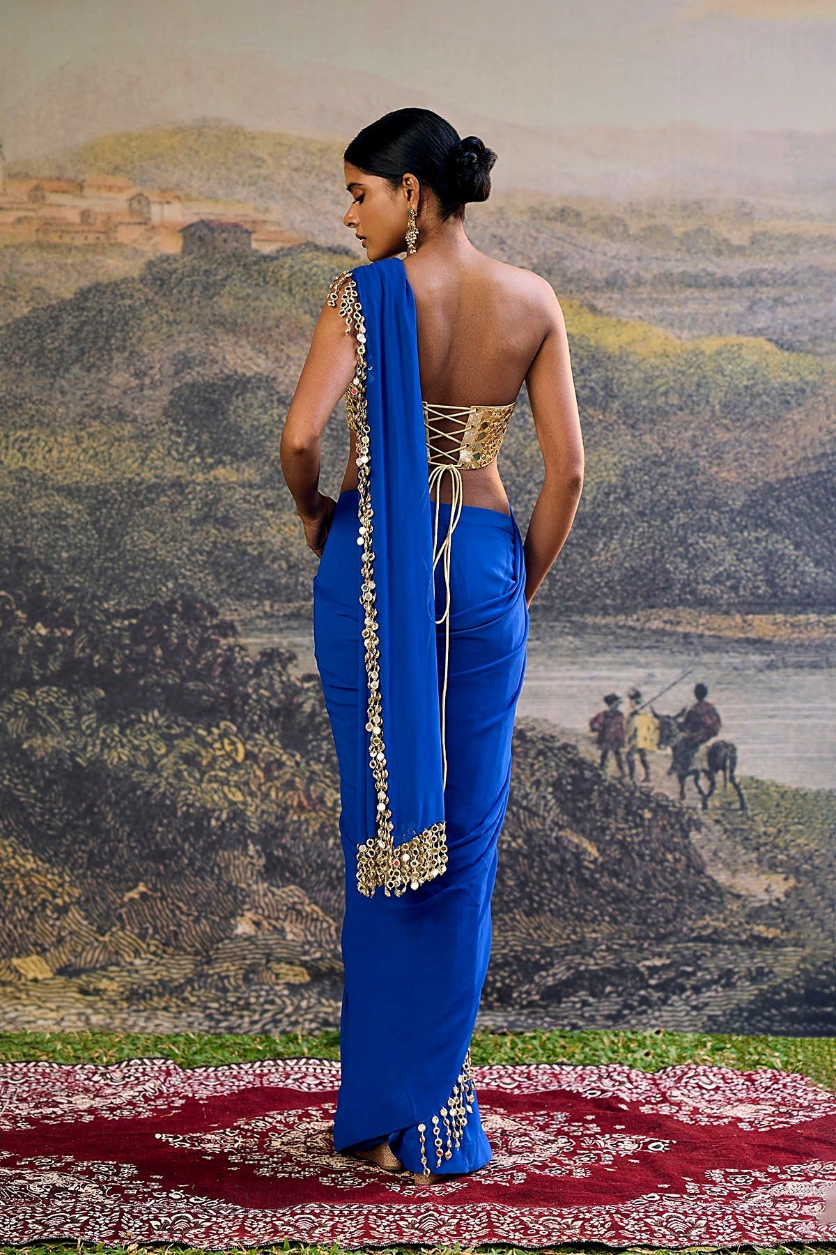Neelanjana Mirror Saree Set