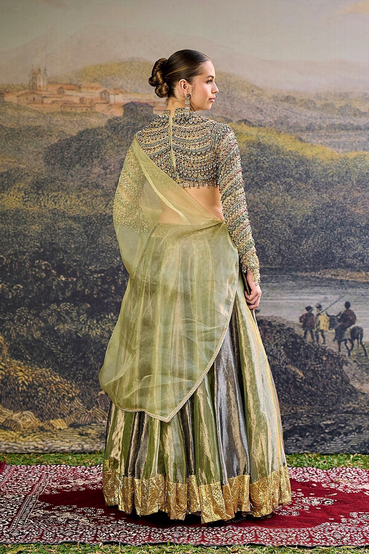 Zarreen Jadau Lehenga Set
