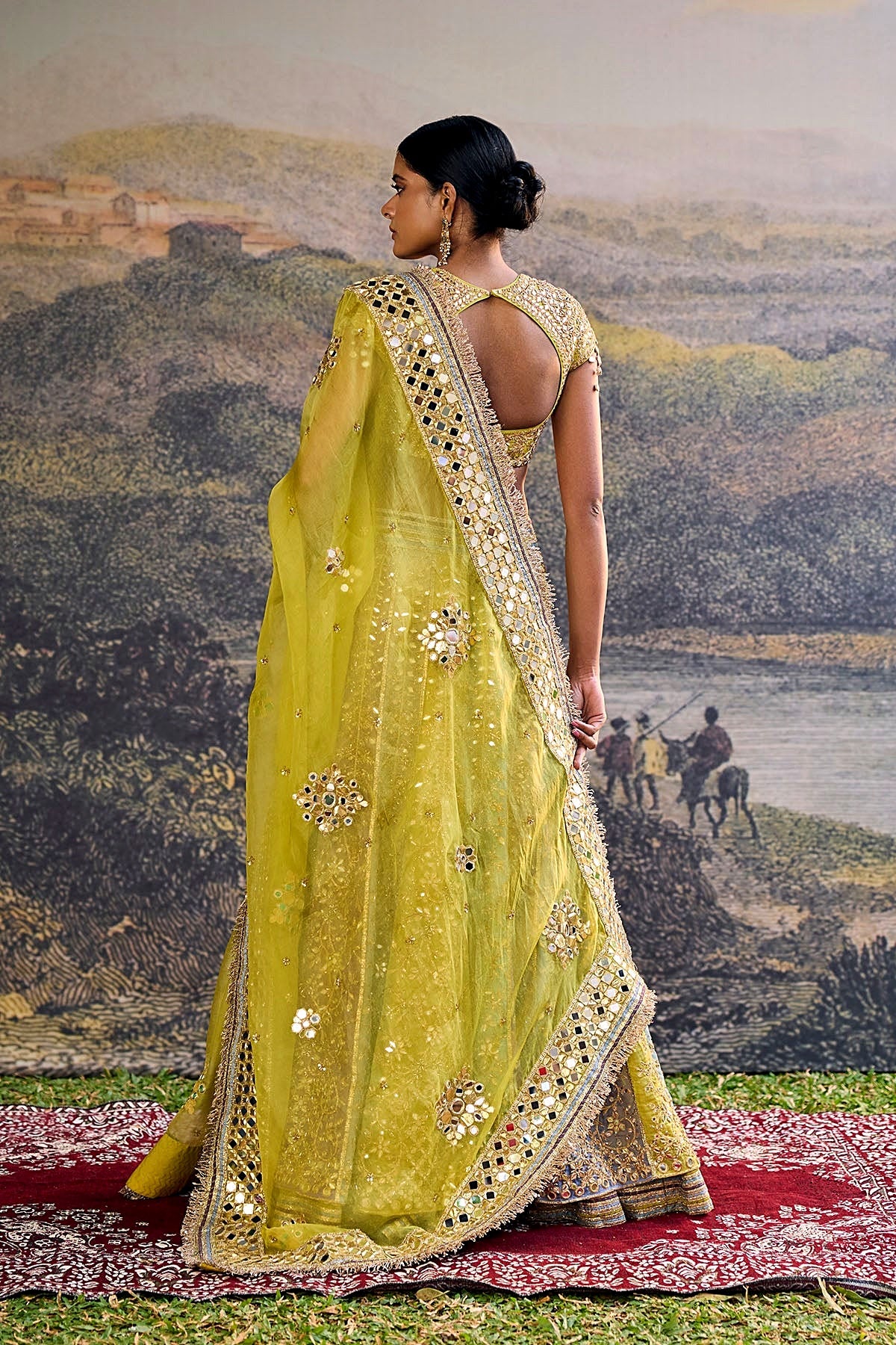 Rang Mahal Mirror Lehenga Set