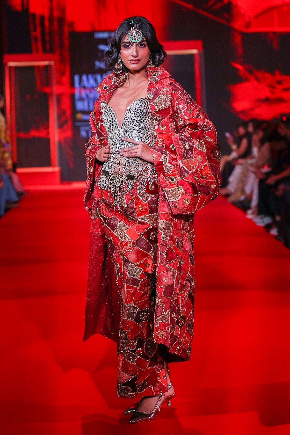 Vilasini Jacket and Skirt Set