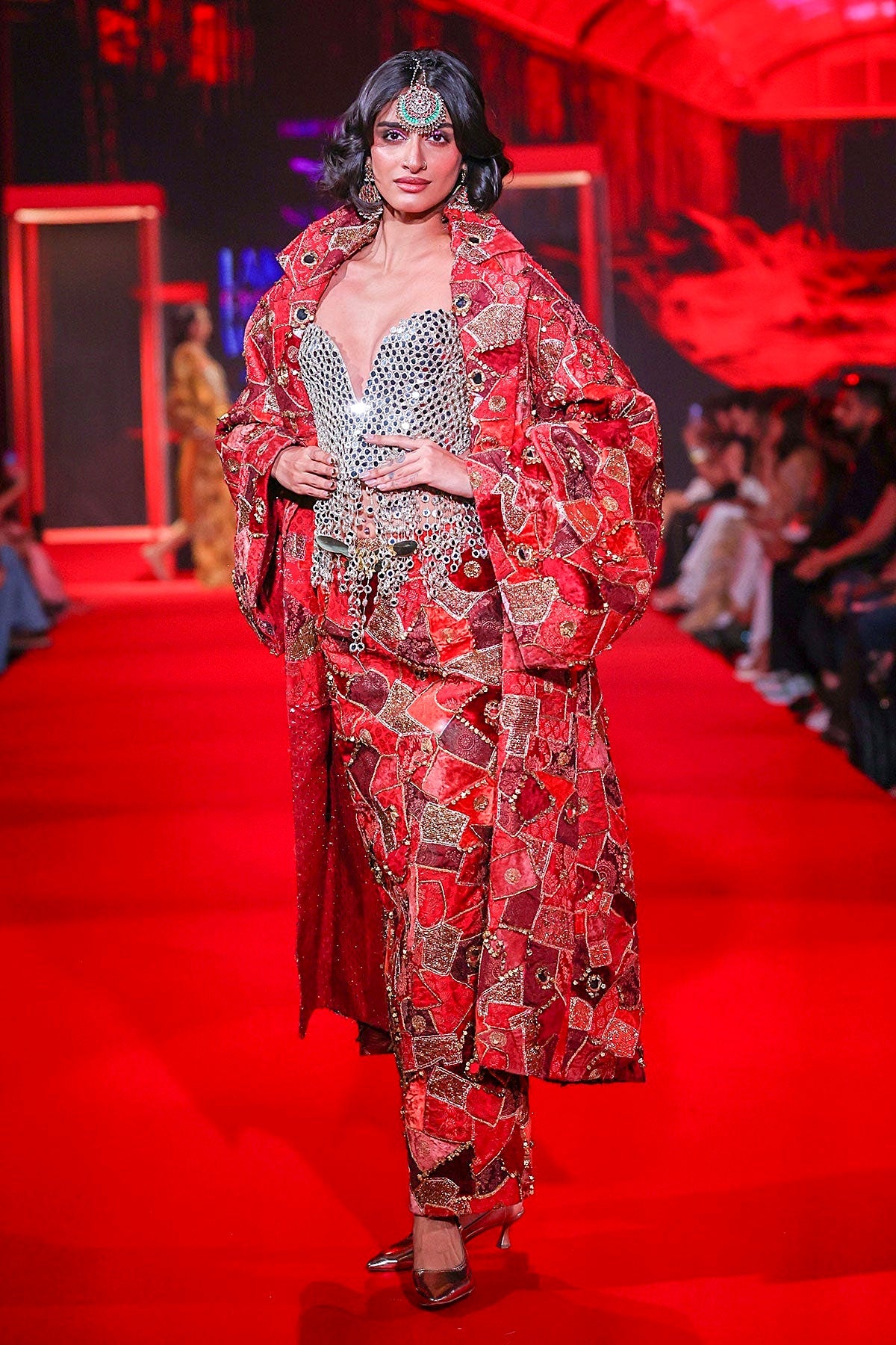 Vilasini Jacket and Skirt Set