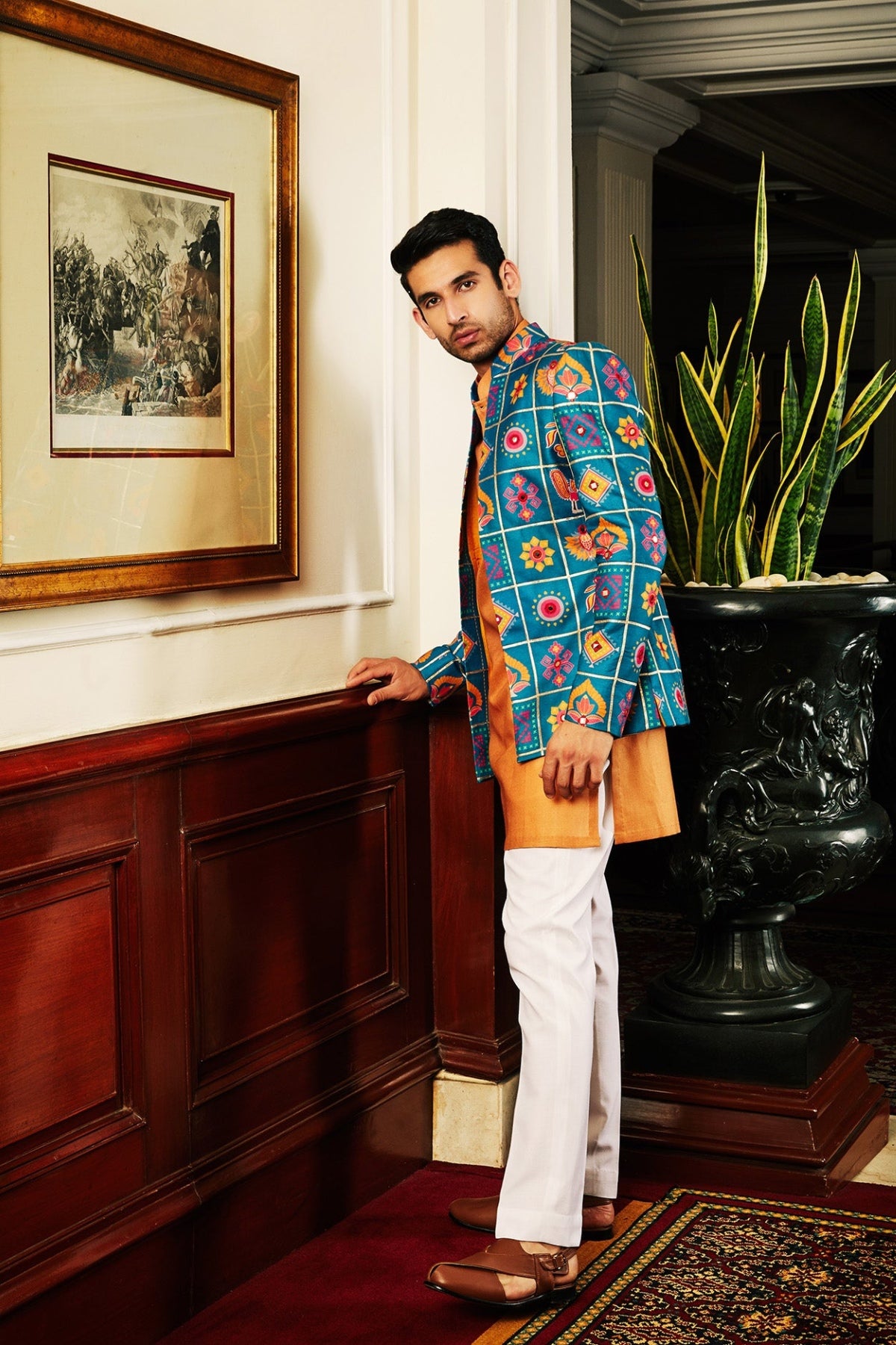 Isad Kurta and Jacket Set