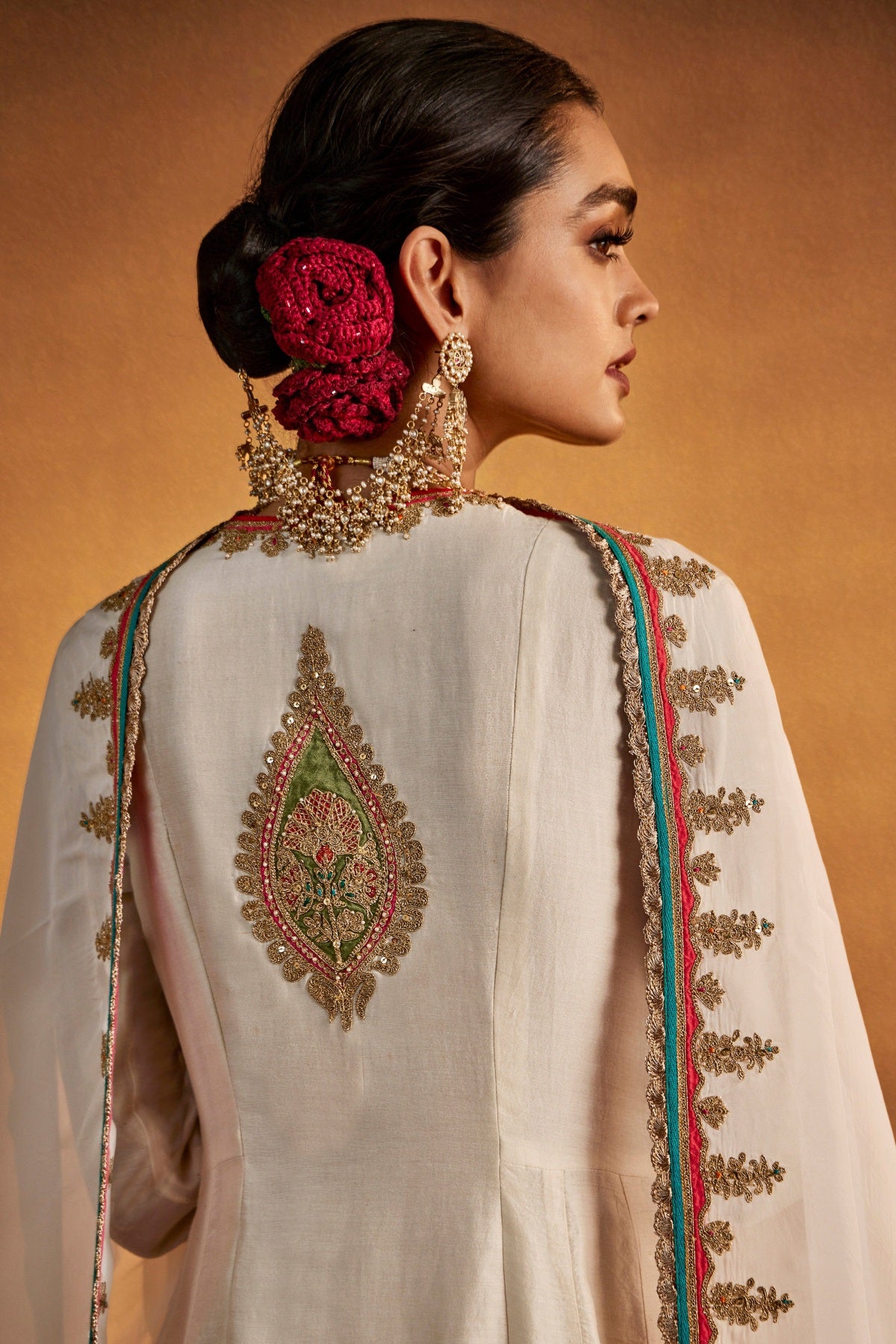 Ivory Kalidar Salwar Set