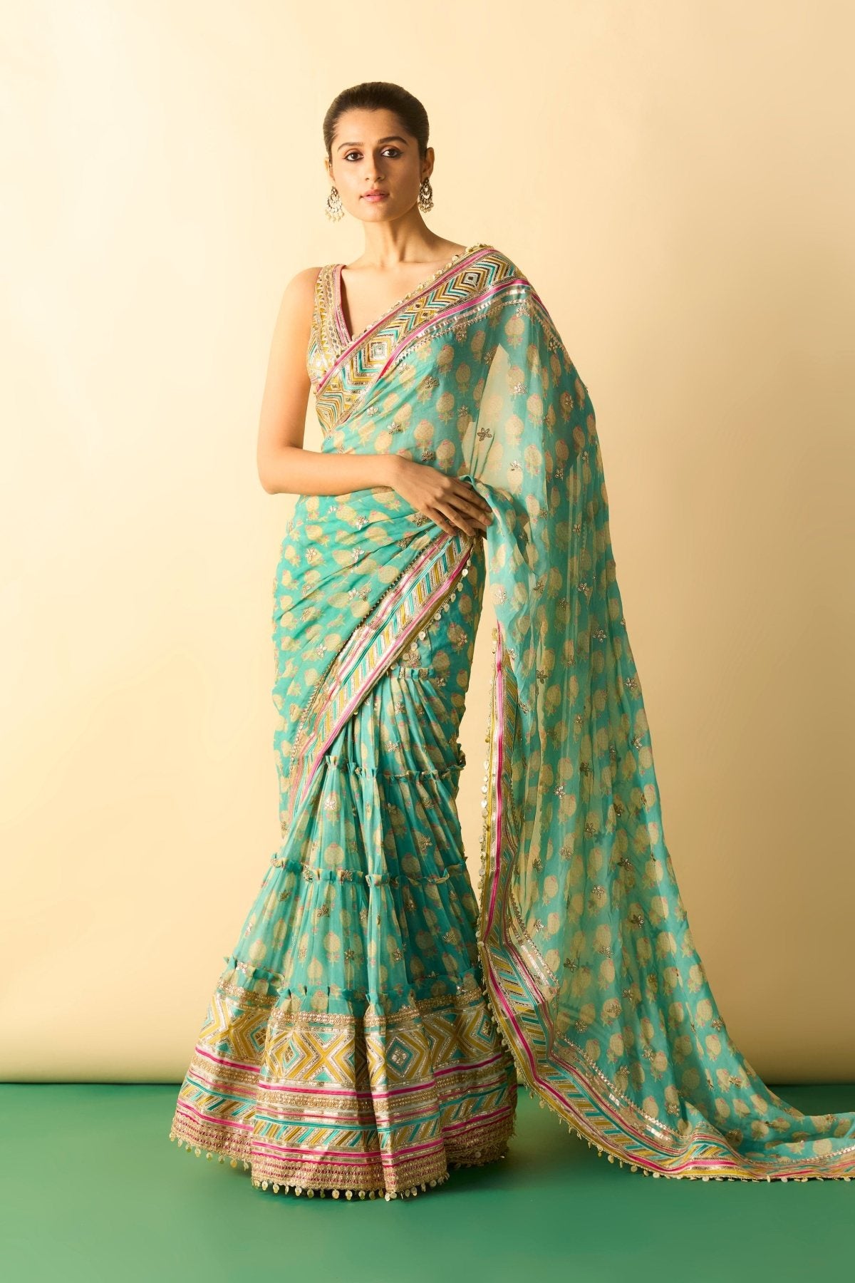 Jasleen Saree Set