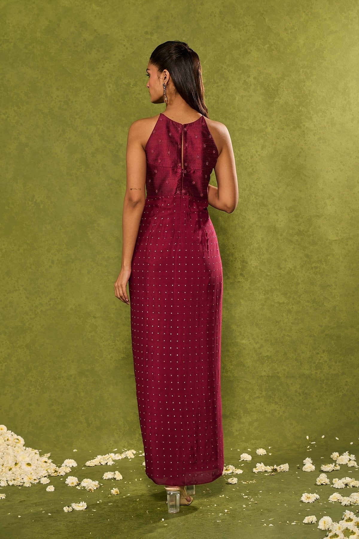 JASMINE COWL DRESS