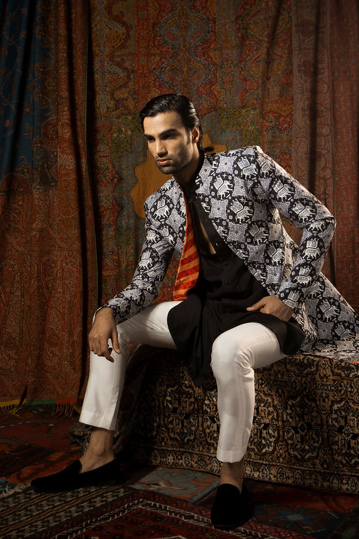Juloos Achkan With Pants
