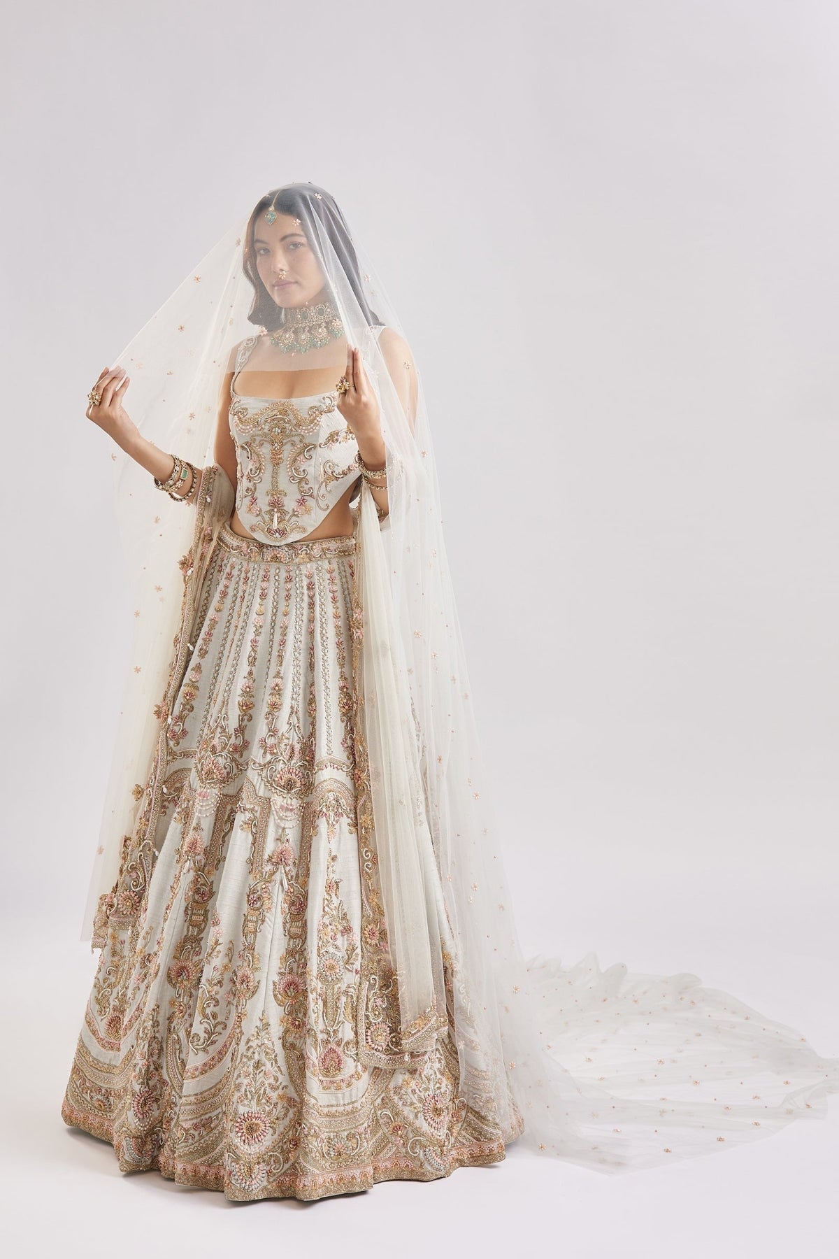 Powder Blue Corset Bridal Vision