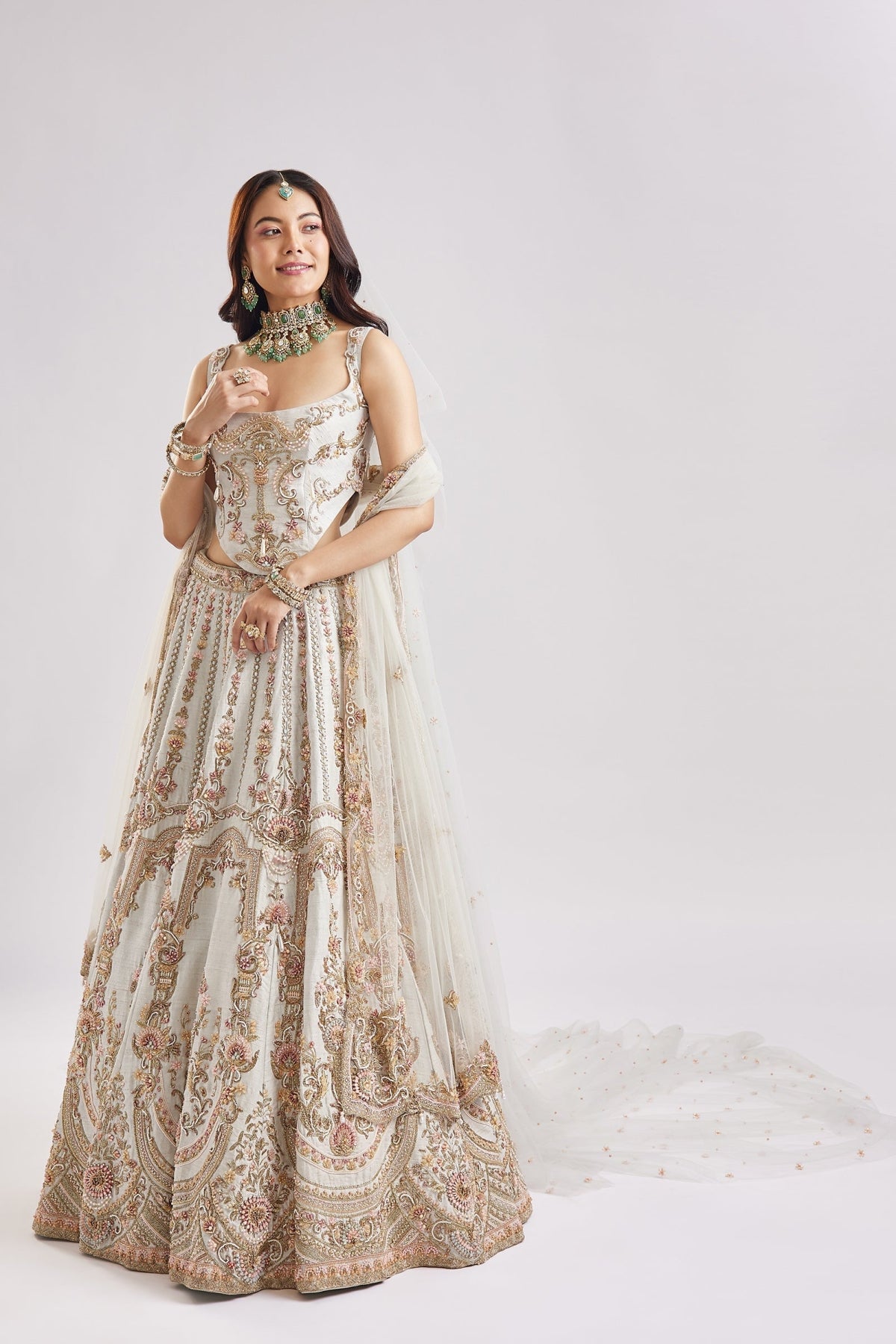 Powder Blue Corset Bridal Vision