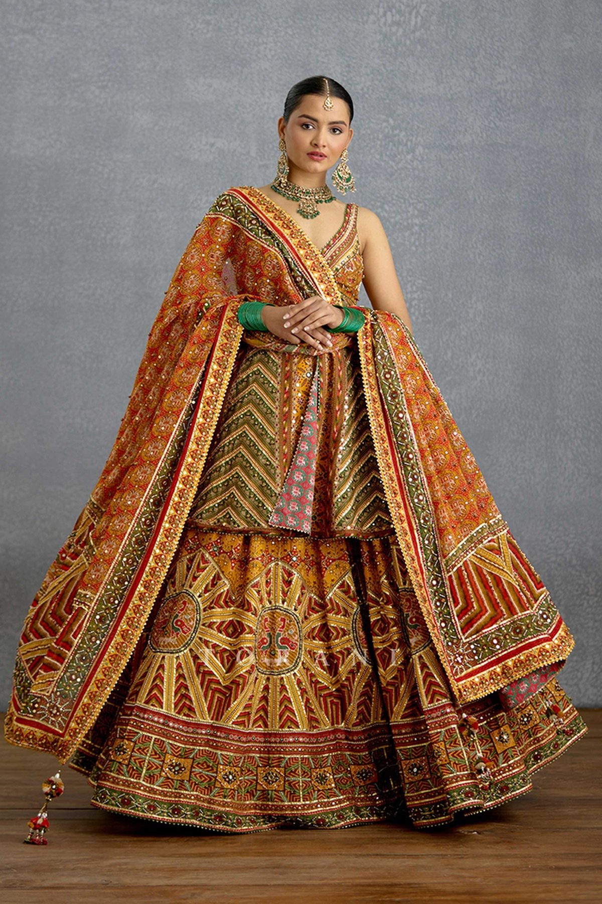 Kanak Patola Sharara Set