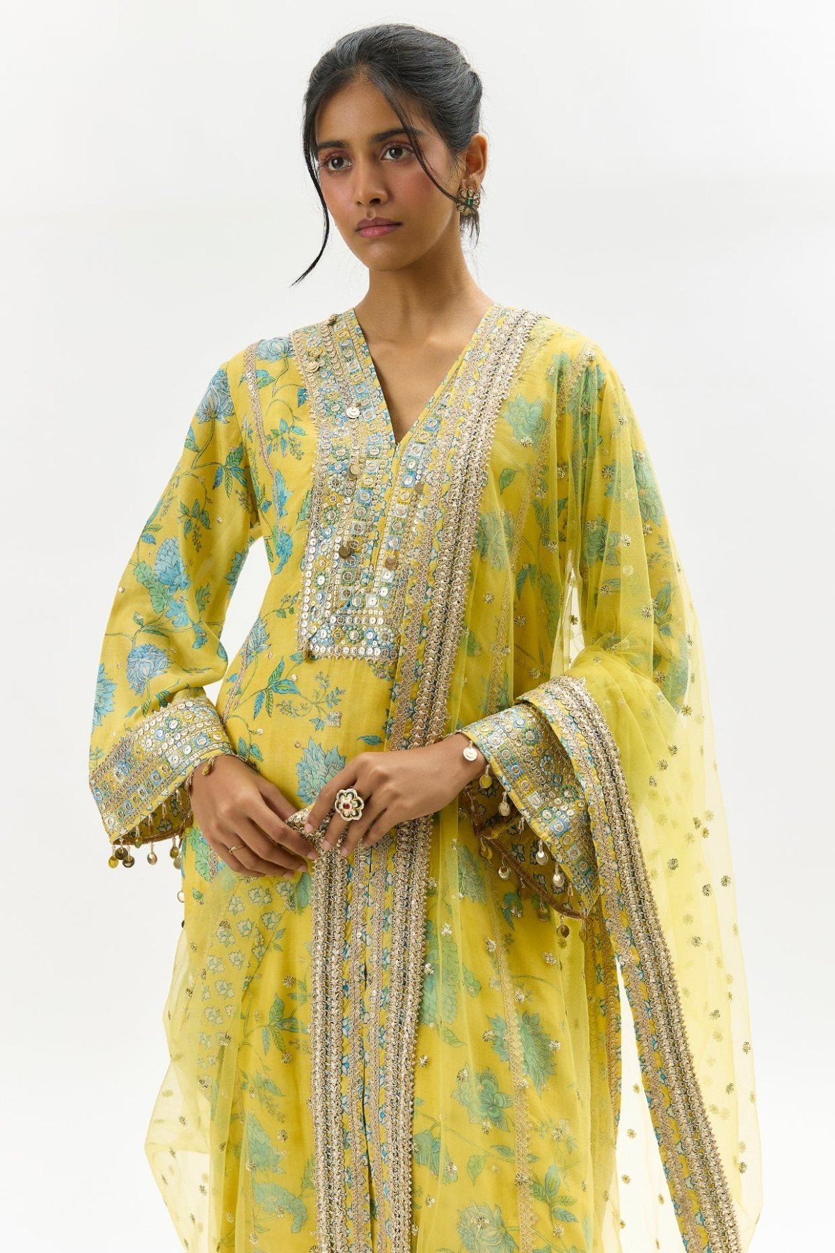 Kavya Tunic with palazzo and dupatta