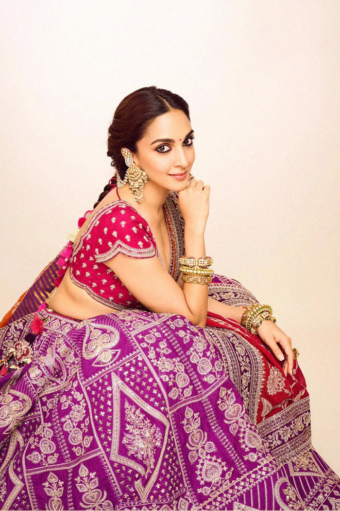 KIARA ADVANI IN OUR Raasleela Shyama Lehenga Choli