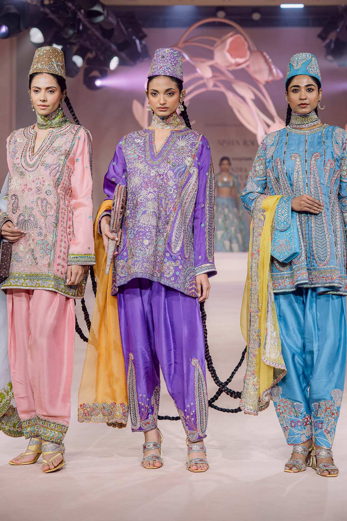 Heer - purple organza kurta