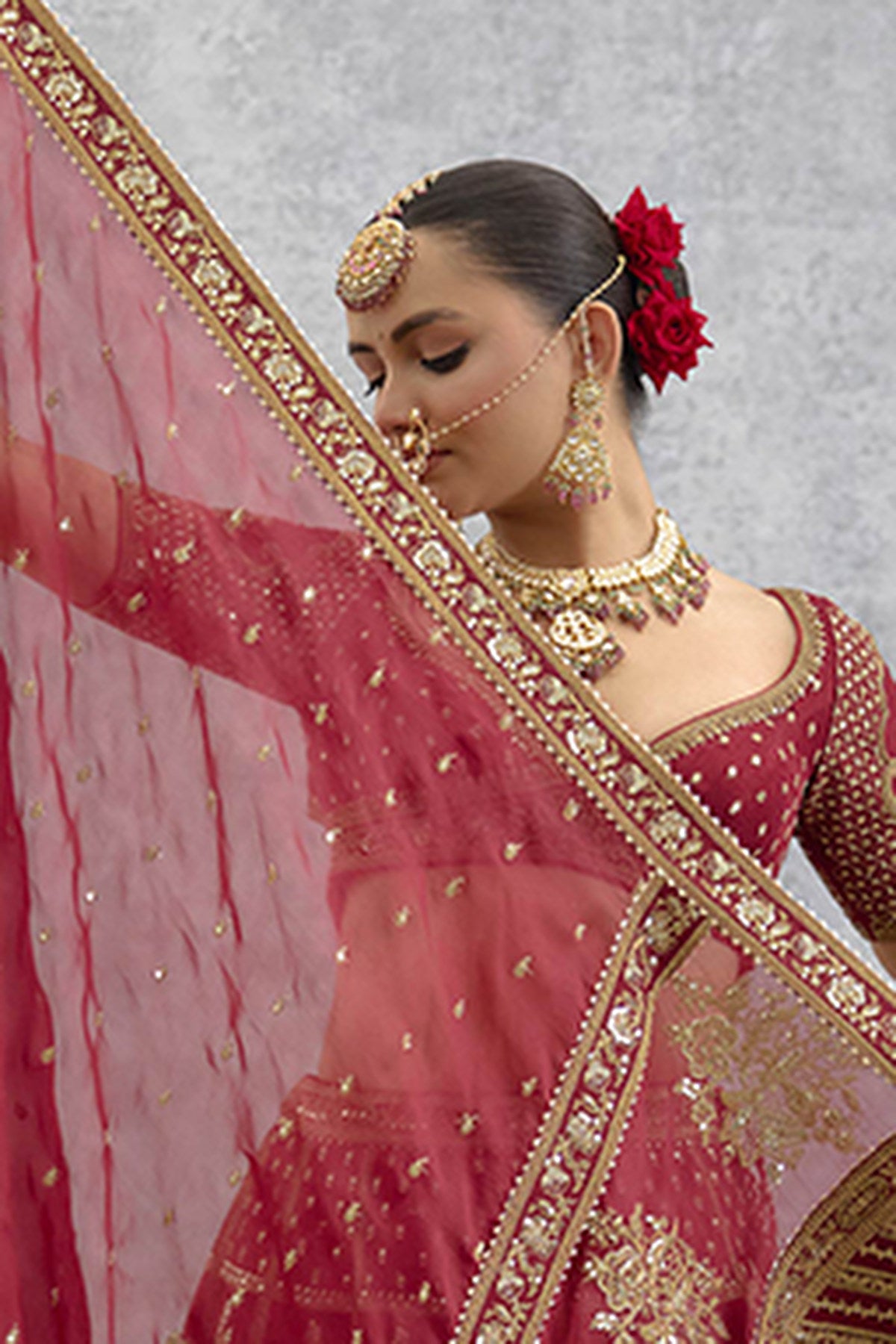 Kumkumi Areej Lehenga Set