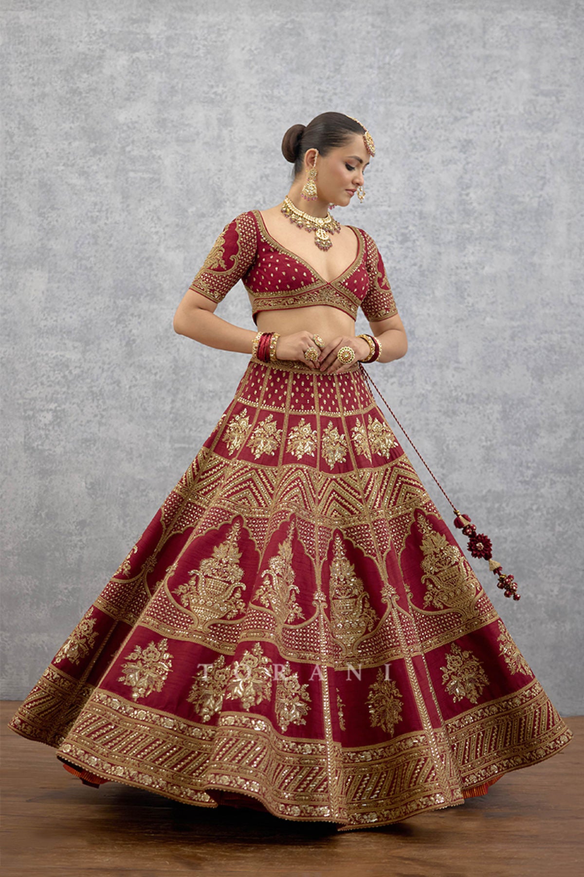 Kumkumi Areej Lehenga Set