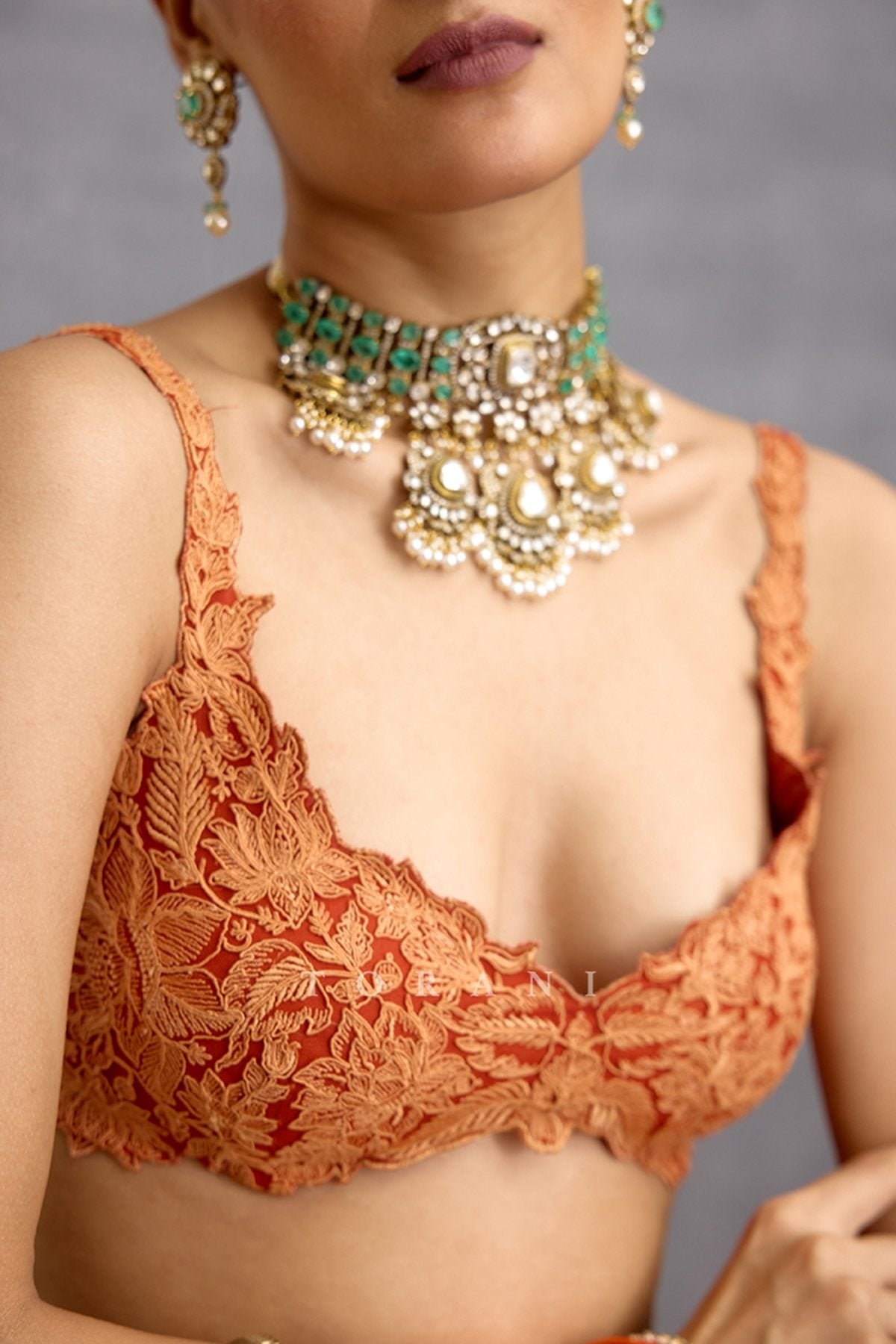 Kunkumi Avani Lehenga Set