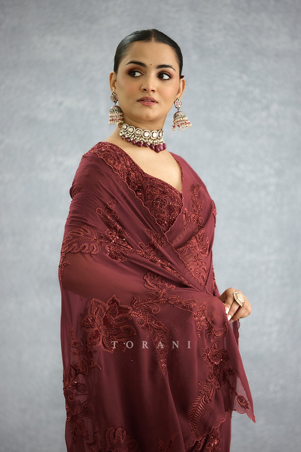 Laalima Pankhuri Saree
