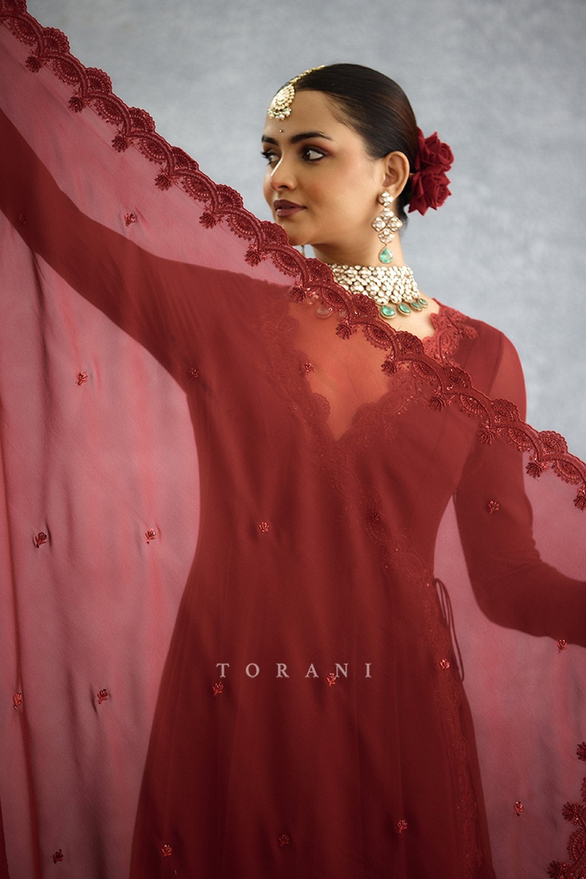 Laalima Prisha Anarkali Set