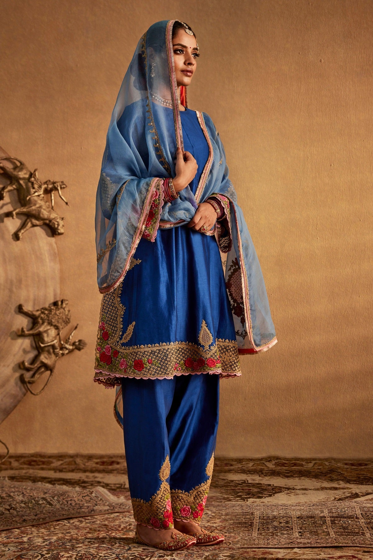 Lapis Blue Kurta Set