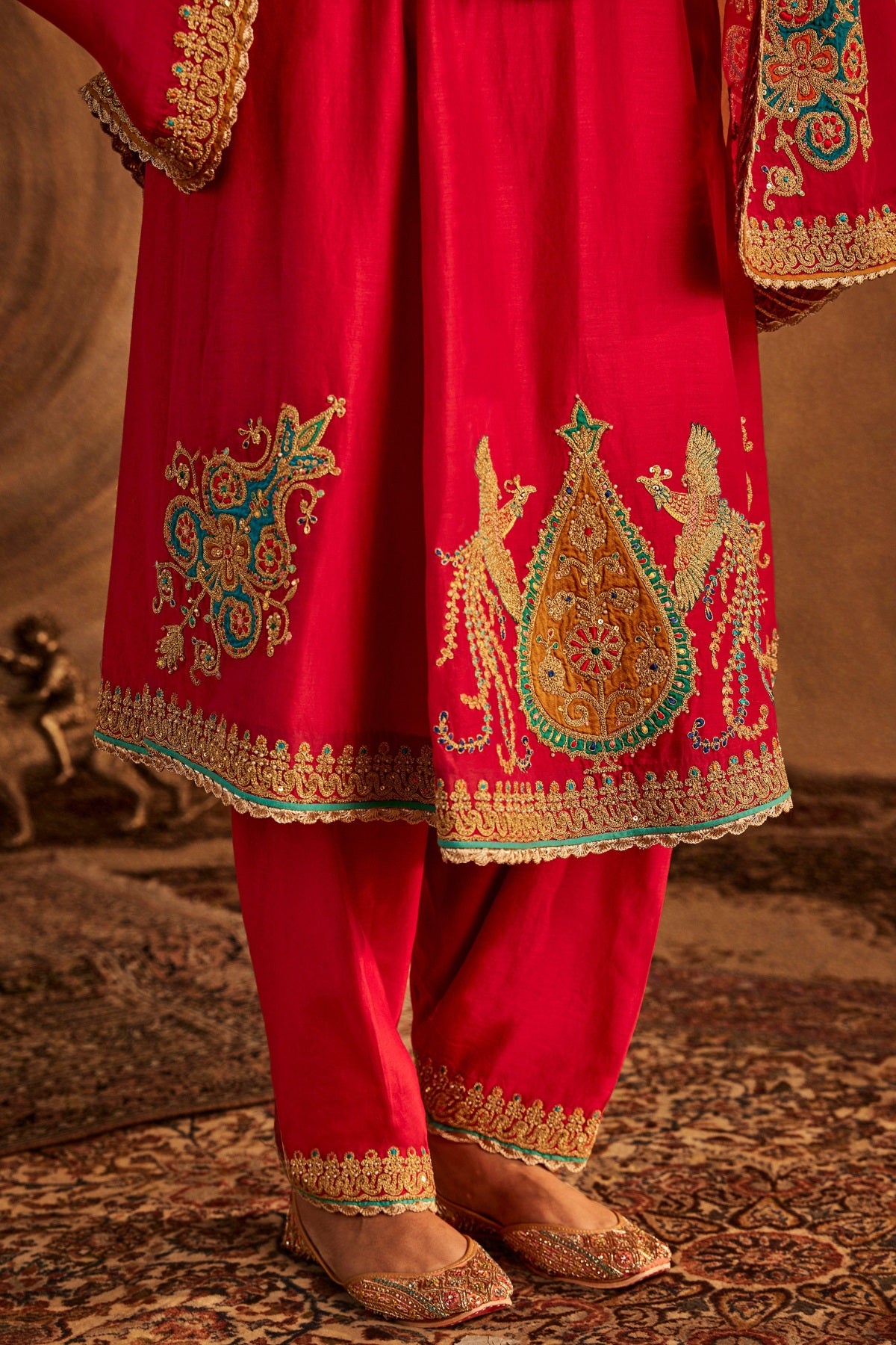 Rani Pink Kurta Set