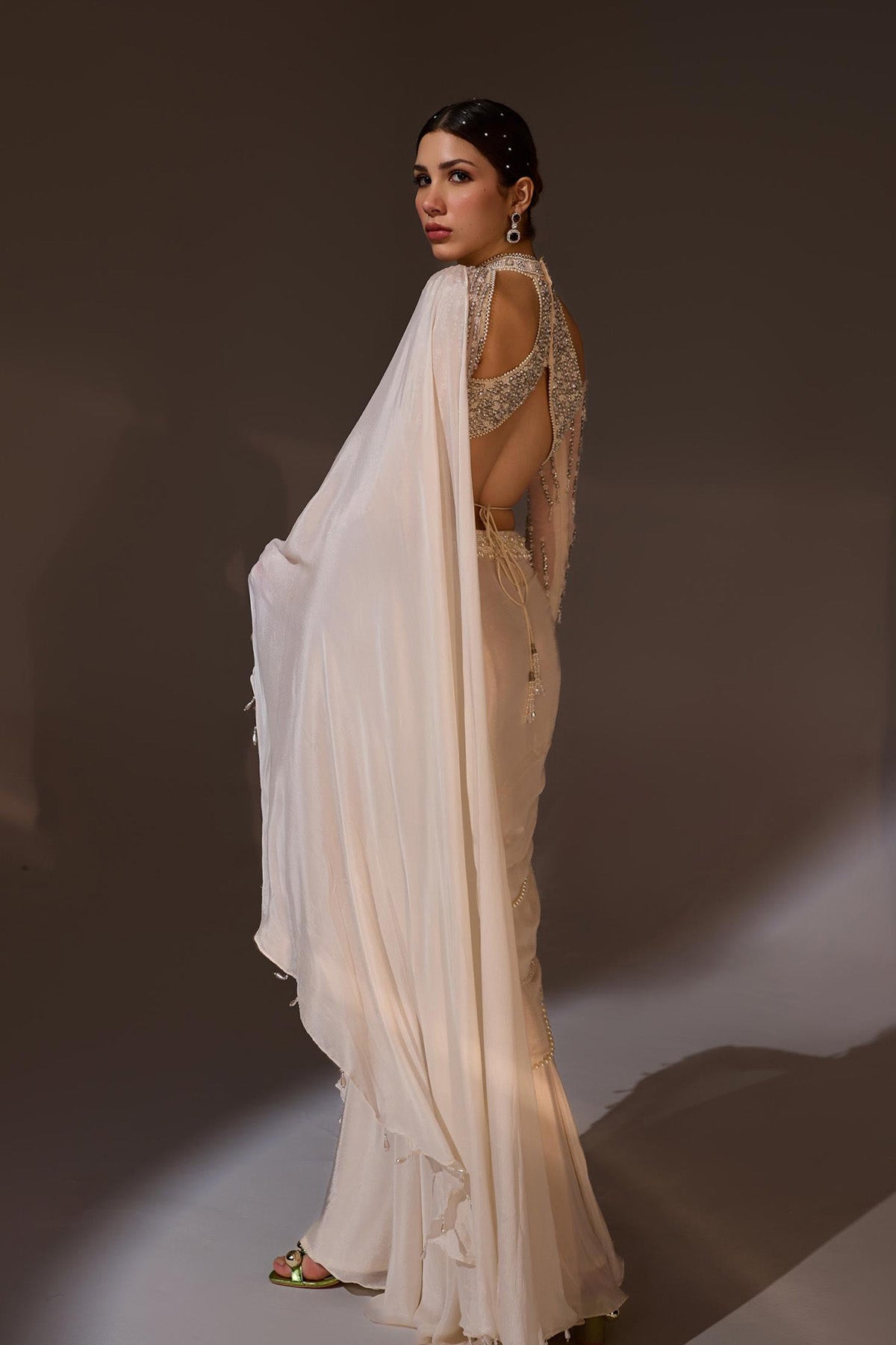 Magnolia Drape Saree
