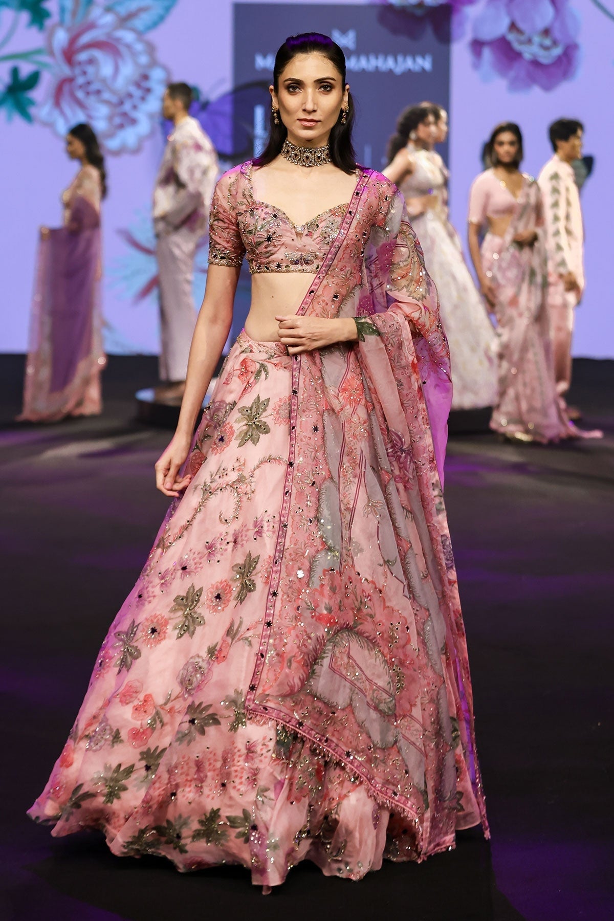 Samaira Hand Embroidered Lehenga Set