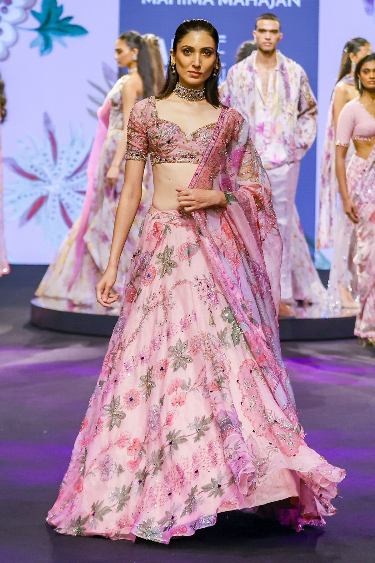 Samaira Hand Embroidered Lehenga Set