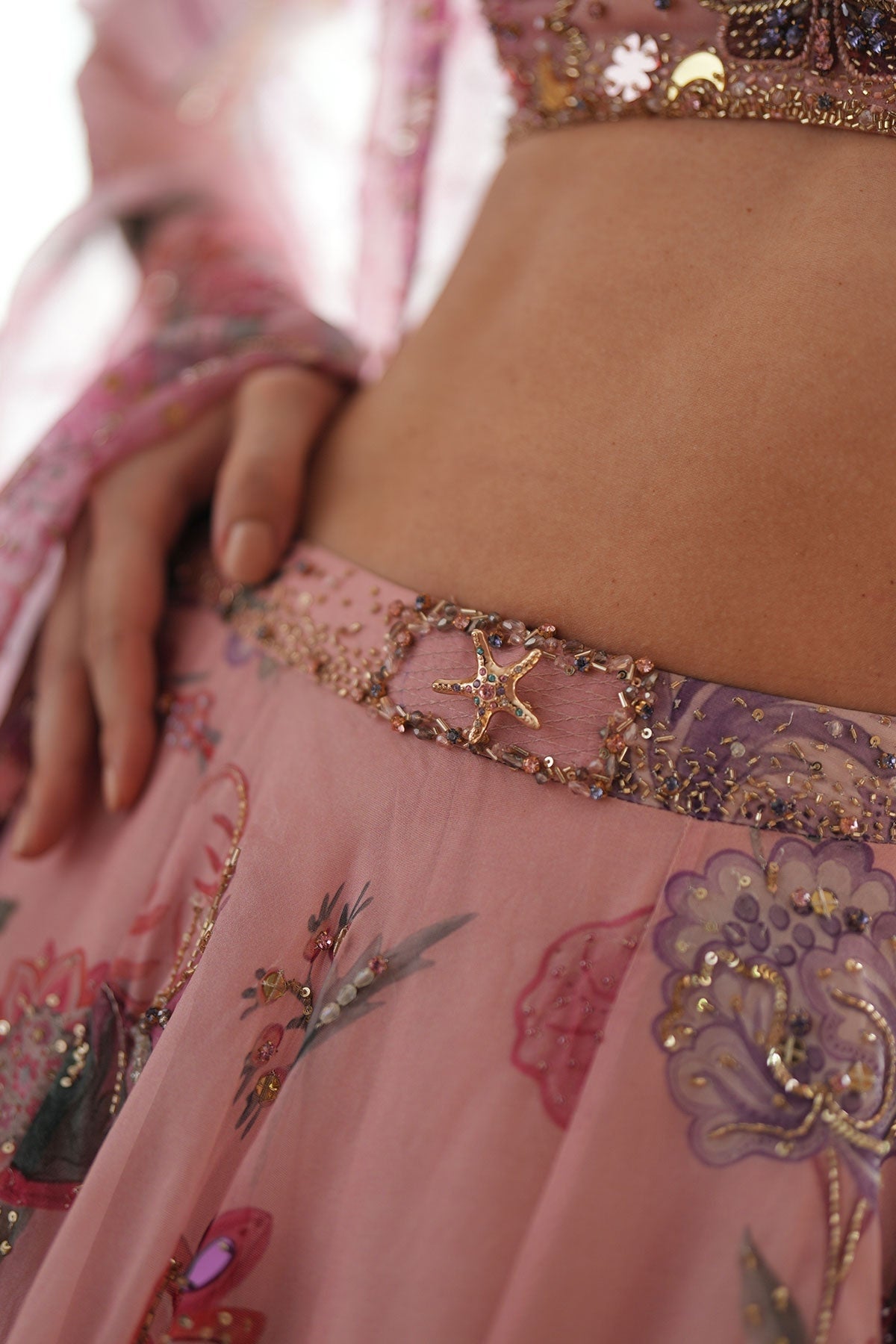 Samaira Hand Embroidered Lehenga Set