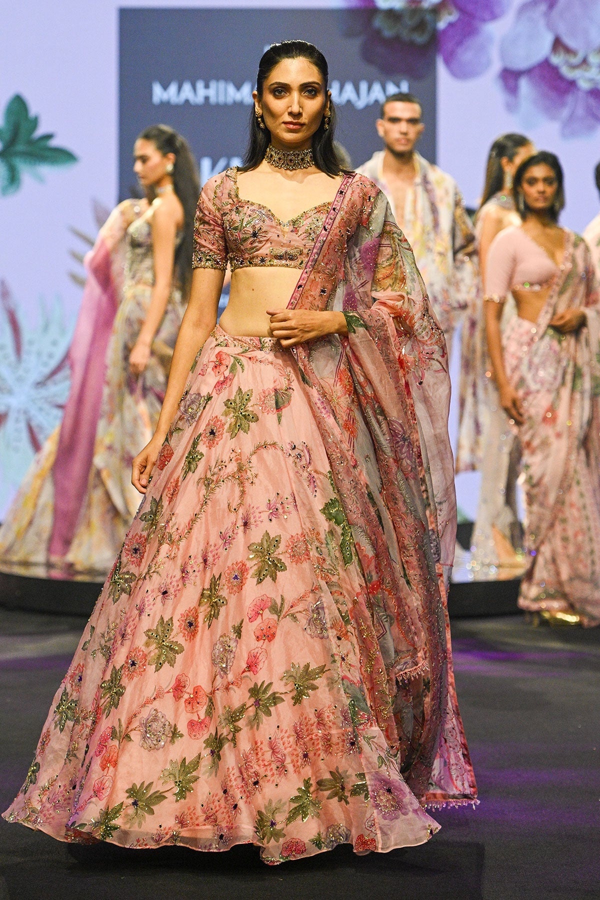 Samaira Hand Embroidered Lehenga Set