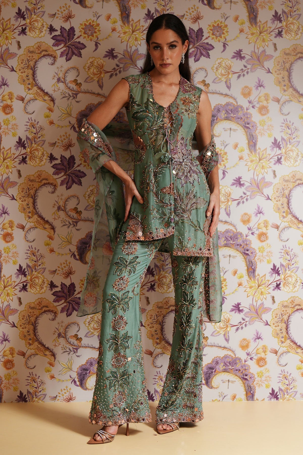 Sania Hand Embroidered Kurta Set
