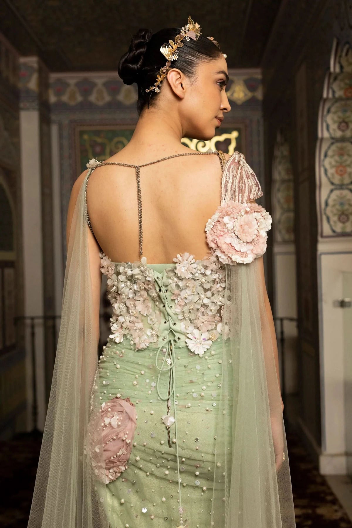 Marica Draped Gown