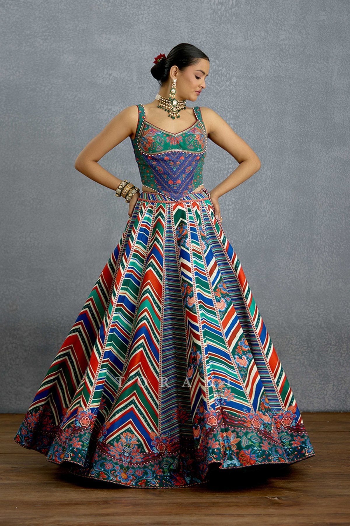 Mayurika Neelnaa Lehenga Set