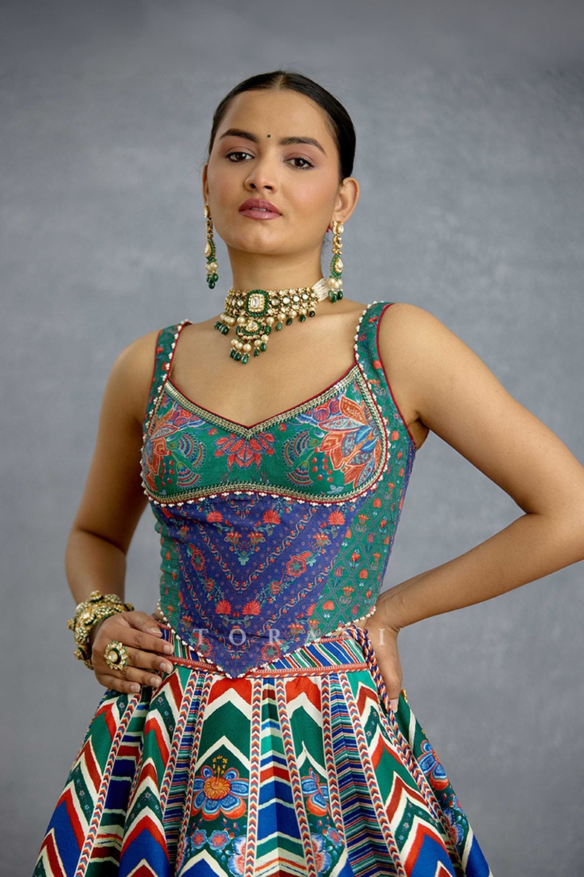 Mayurika Neelnaa Lehenga Set