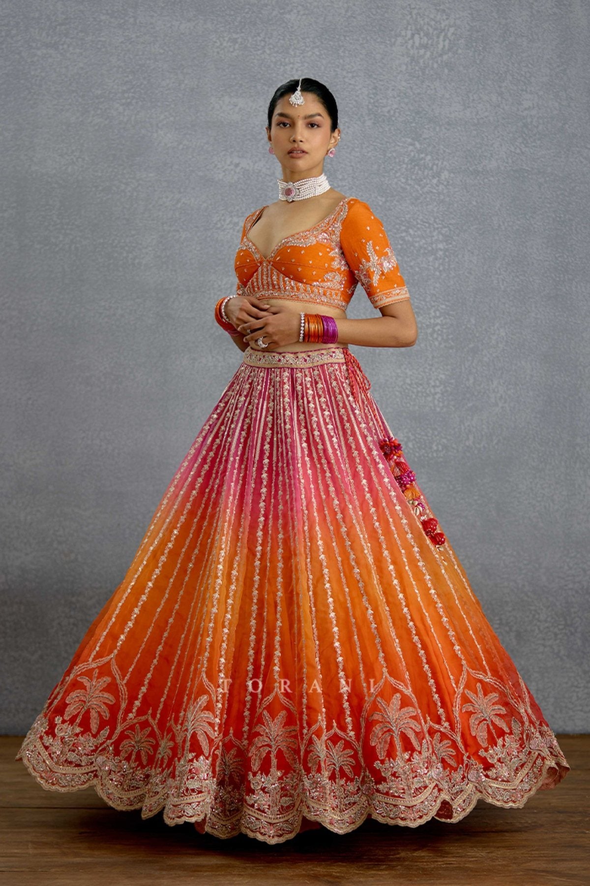 Meera Madhur Lehenga Set