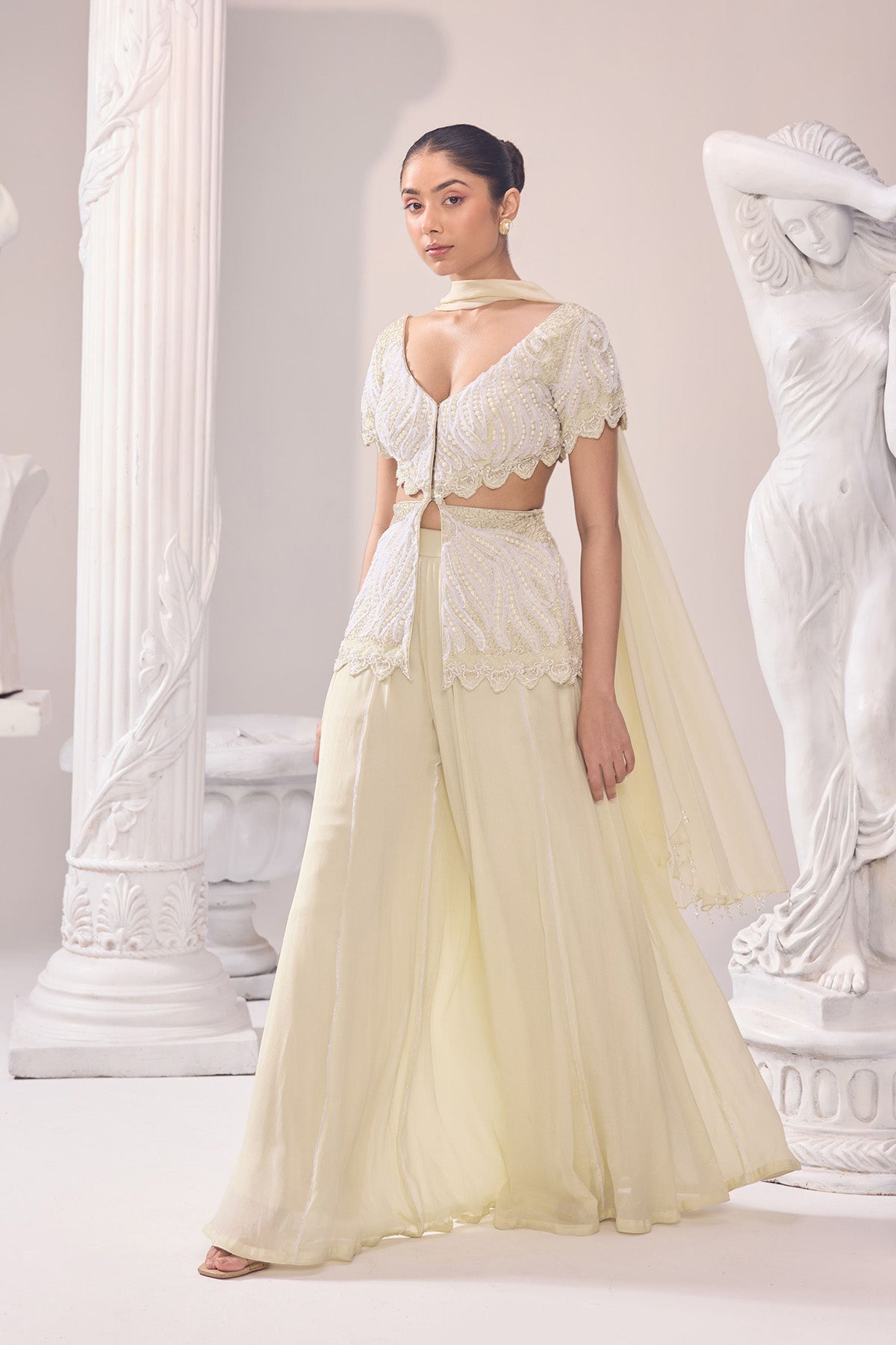 Mehak Ghai in Olivia Peplum Sharara set