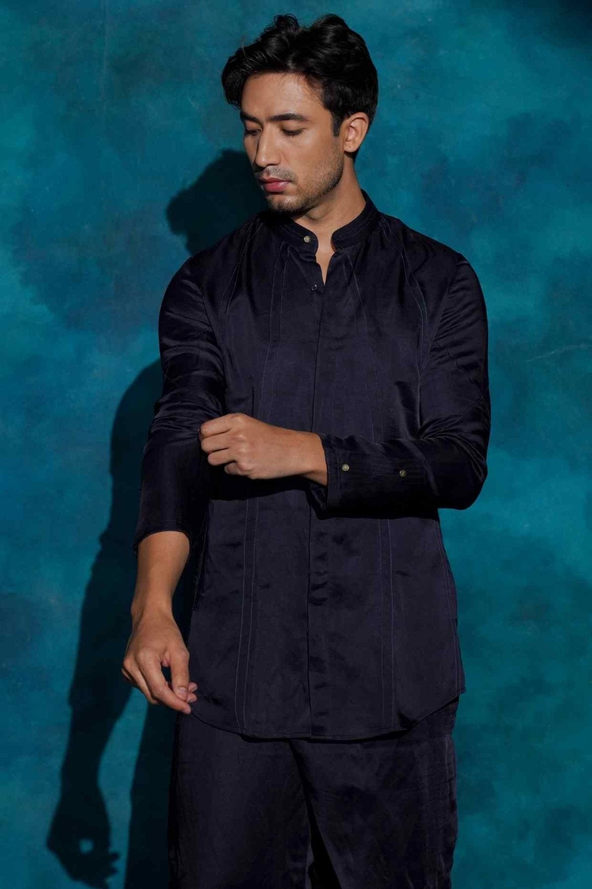 MIDNIGHT BLUE SHIRT SET