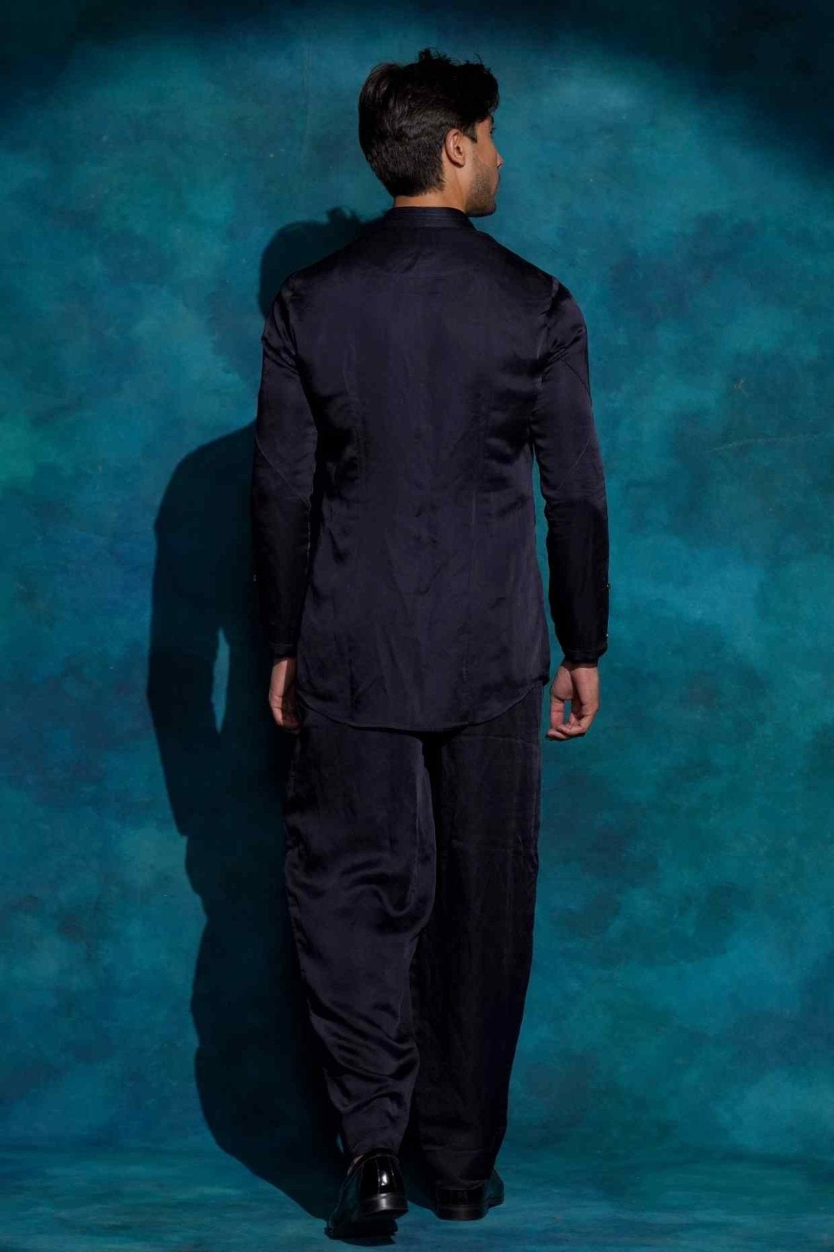MIDNIGHT BLUE SHIRT SET