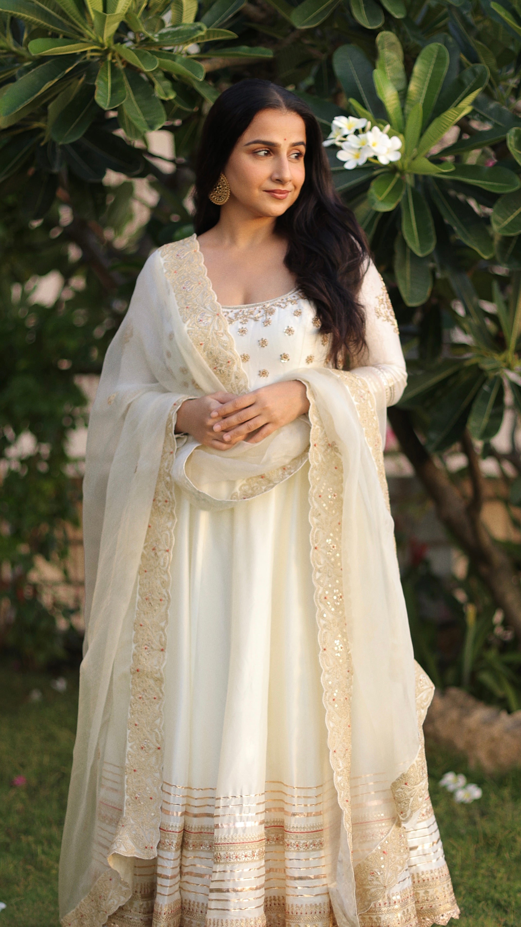 Vidhy Balan in Meira Anarkali Set