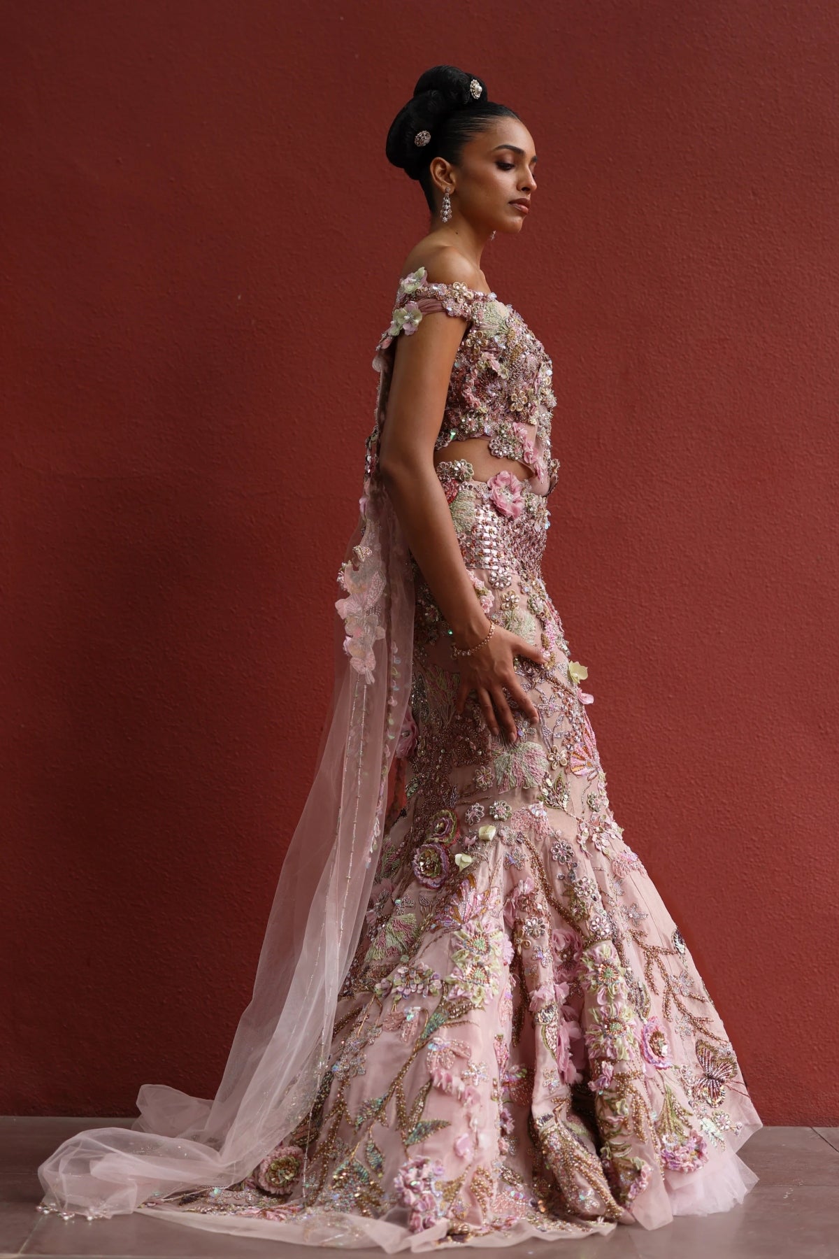 Lila Lehenga