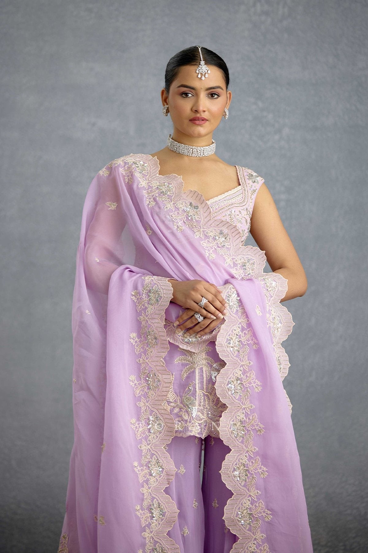 Nairika Chandra Sharara Set