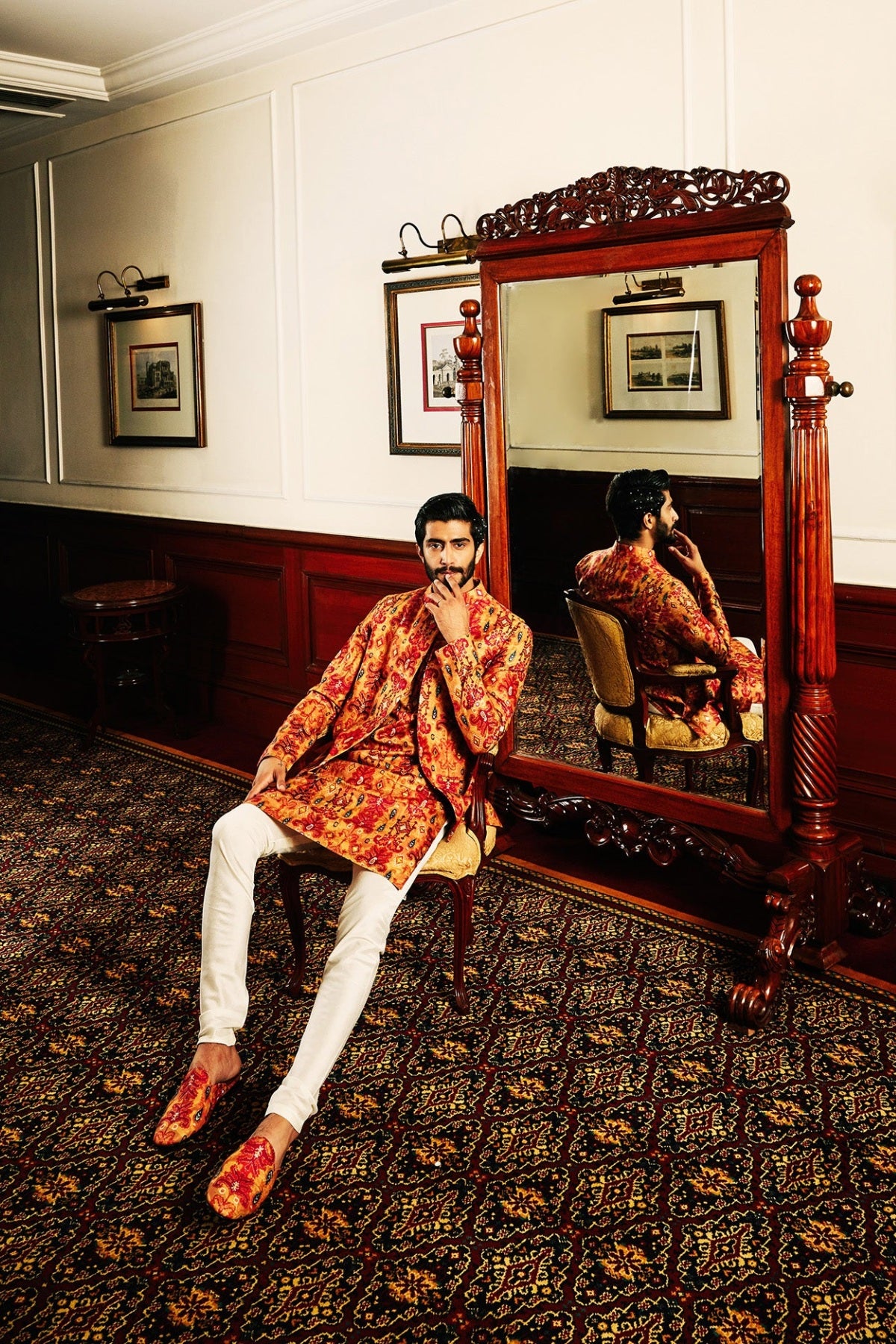 Niaz Kurta and Jacket set